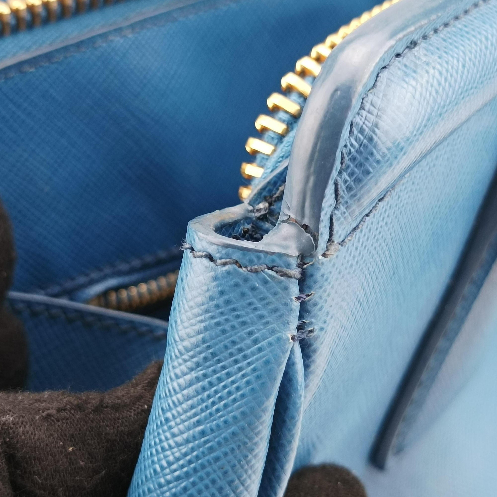 Promenade Blue SAFFIANO Leather BN2538 14 IVプロムナード ブルー サフィアーノレザー BN2538 14 IV