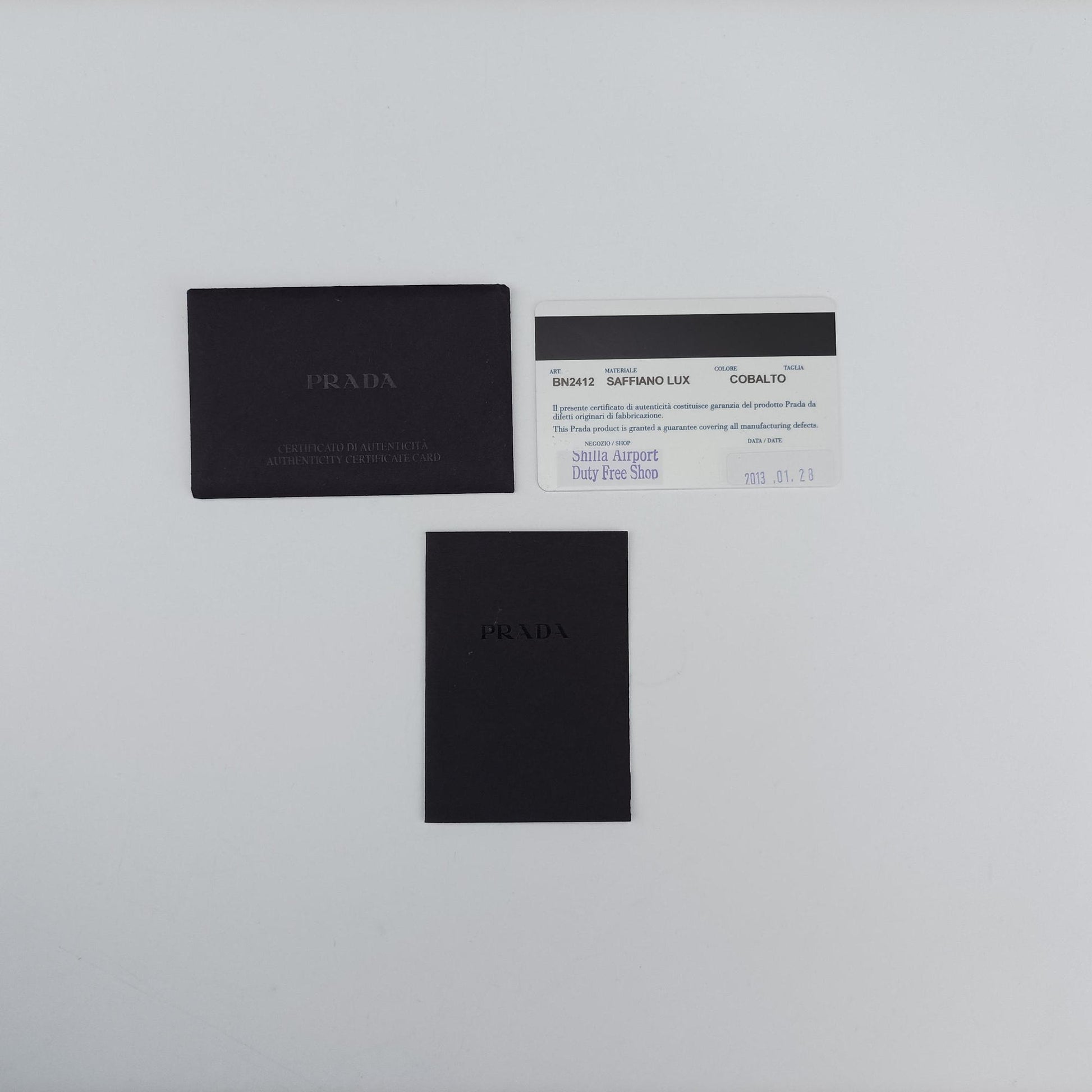 Promenade Blue SAFFIANO Leather BN2538 14 IVプロムナード ブルー サフィアーノレザー BN2538 14 IV