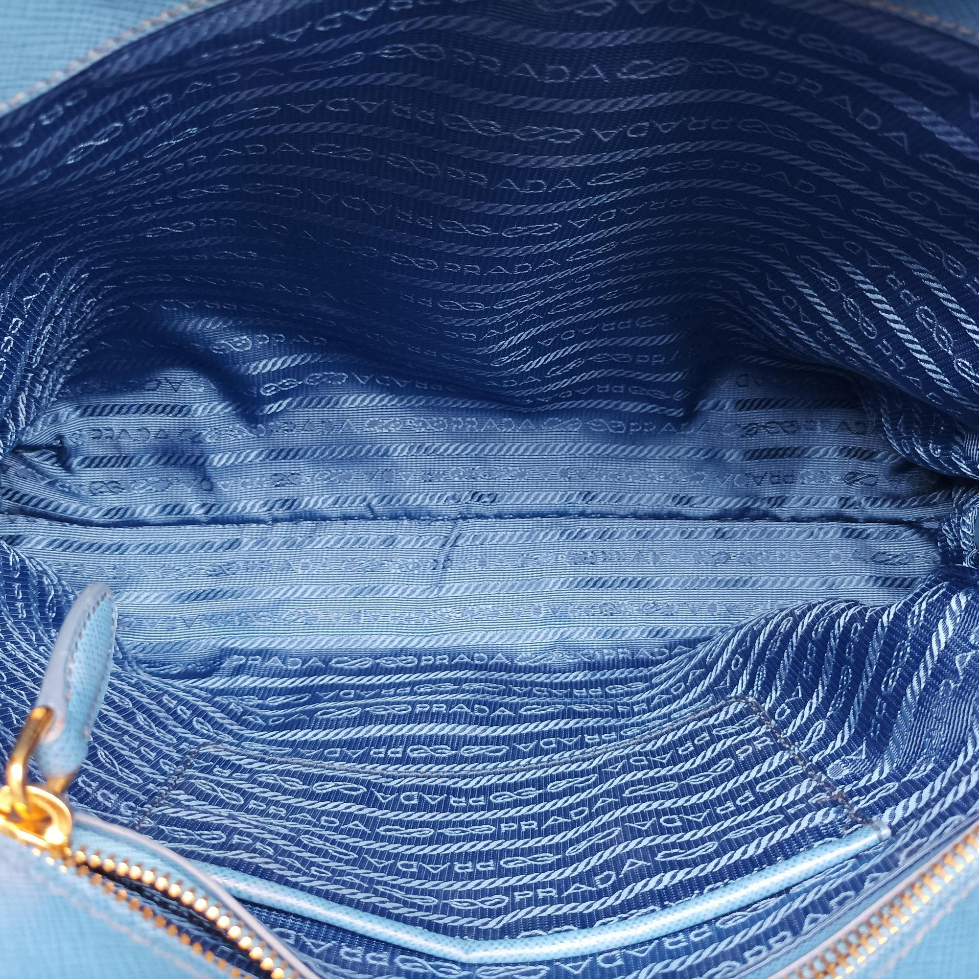 Promenade Blue SAFFIANO Leather BN2538 14 IVプロムナード ブルー サフィアーノレザー BN2538 14 IV