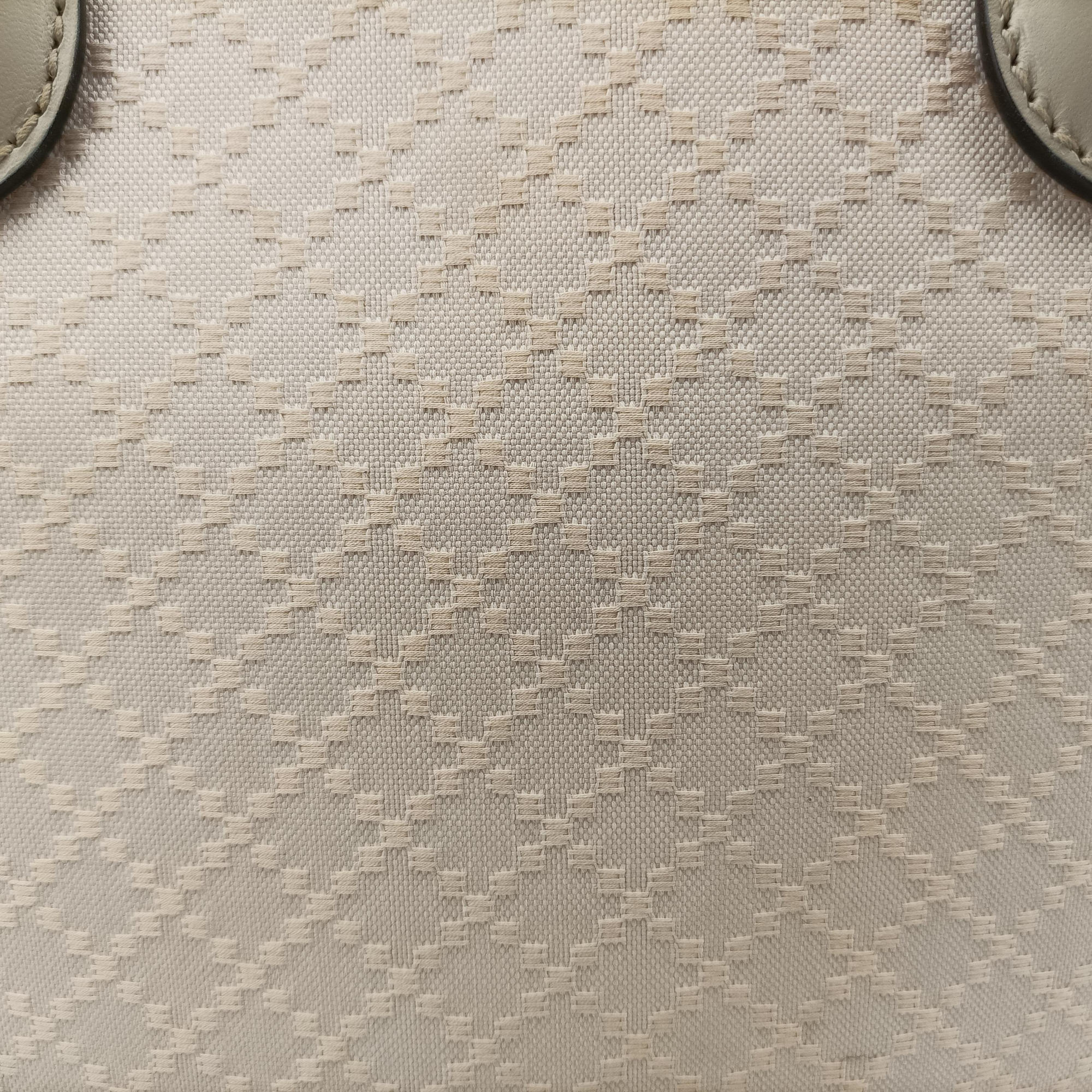 Bright Diamante White PVC coated canvas×Leather 285445 B011627009ブライトディアマンテ ホワイト PVCコーティングキャンバス×レザー 285445 B011627009