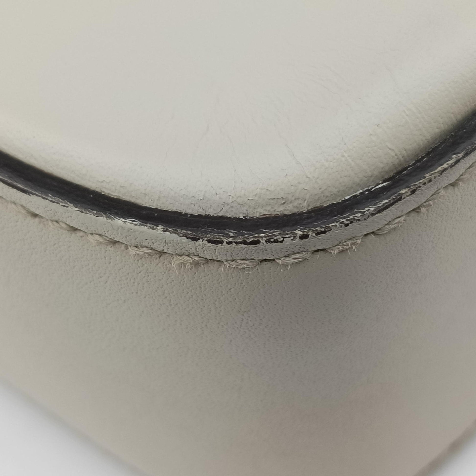Bright Diamante White PVC coated canvas×Leather 285445 B011627009ブライトディアマンテ ホワイト PVCコーティングキャンバス×レザー 285445 B011627009