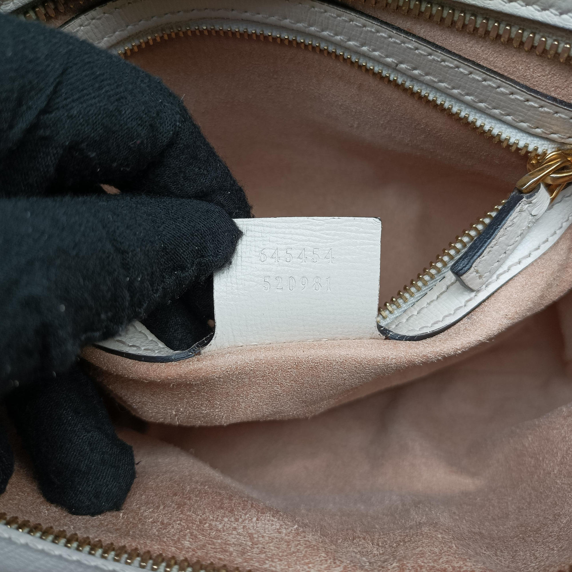 Horsebit 1955 beige×white PVC coated canvas×Leather 645454 G035414152ホースビット 1955 ベージュ×ホワイト PVCコーティングキャンバス×レザー 645454 G035414152