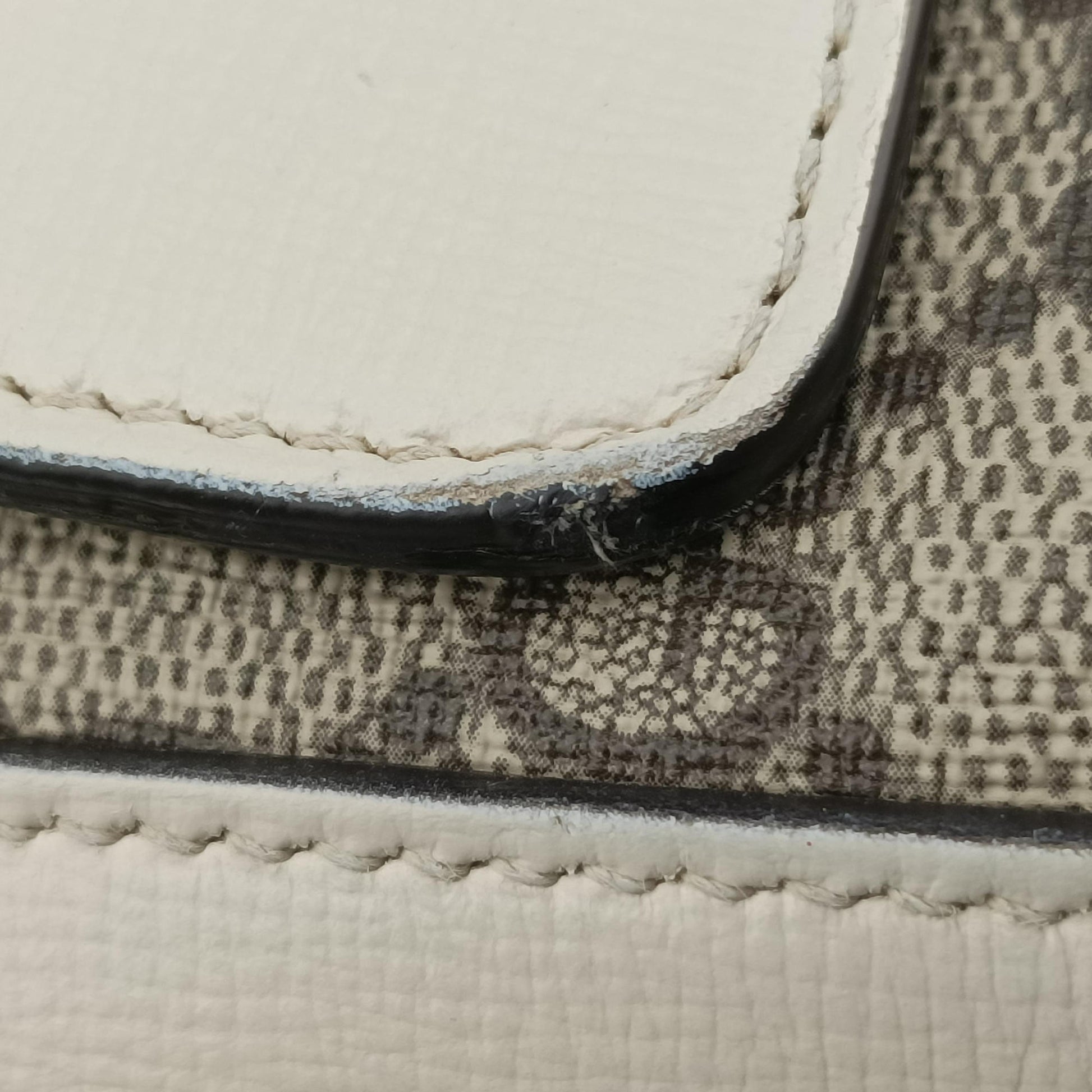 Horsebit 1955 beige×white PVC coated canvas×Leather 645454 G035414152ホースビット 1955 ベージュ×ホワイト PVCコーティングキャンバス×レザー 645454 G035414152