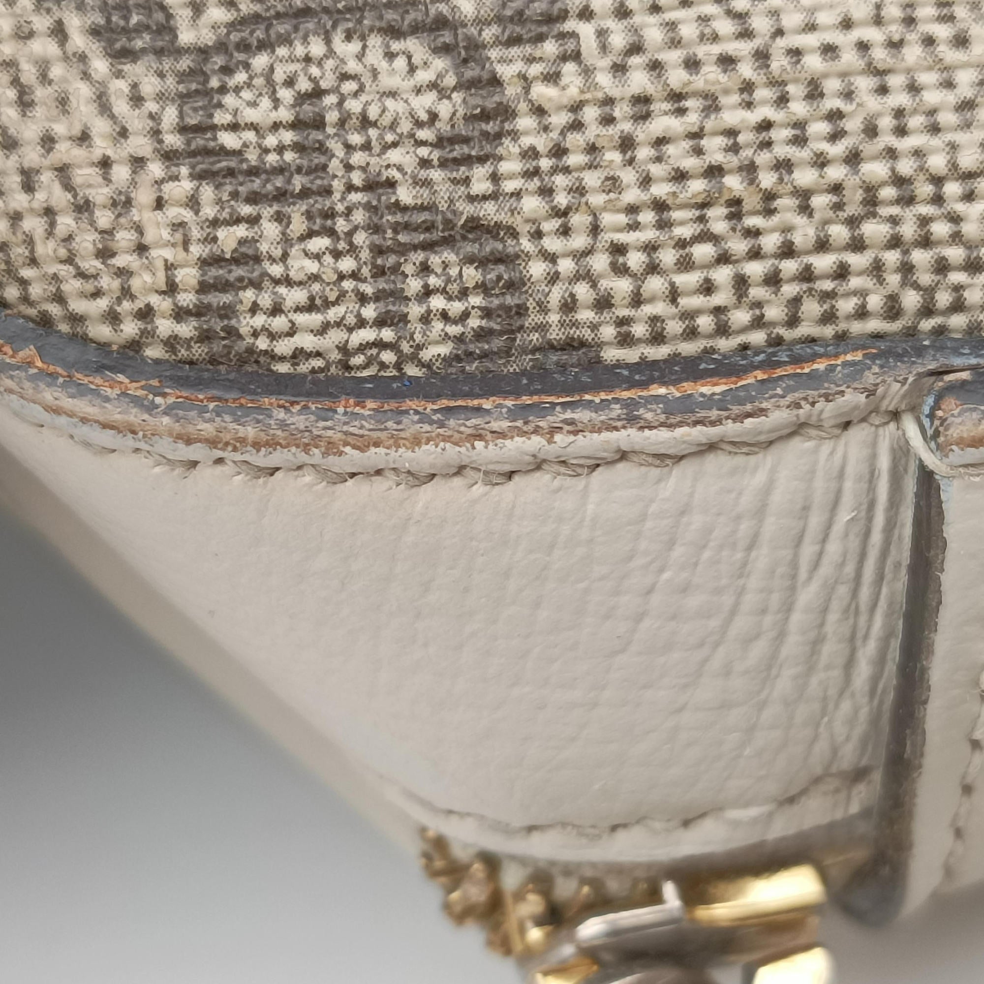 Horsebit 1955 beige×white PVC coated canvas×Leather 645454 G035414152ホースビット 1955 ベージュ×ホワイト PVCコーティングキャンバス×レザー 645454 G035414152