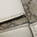Horsebit 1955 beige×white PVC coated canvas×Leather 645454 G035414152ホースビット 1955 ベージュ×ホワイト PVCコーティングキャンバス×レザー 645454 G035414152