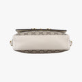 Horsebit 1955 beige×white PVC coated canvas×Leather 645454 G035414152ホースビット 1955 ベージュ×ホワイト PVCコーティングキャンバス×レザー 645454 G035414152
