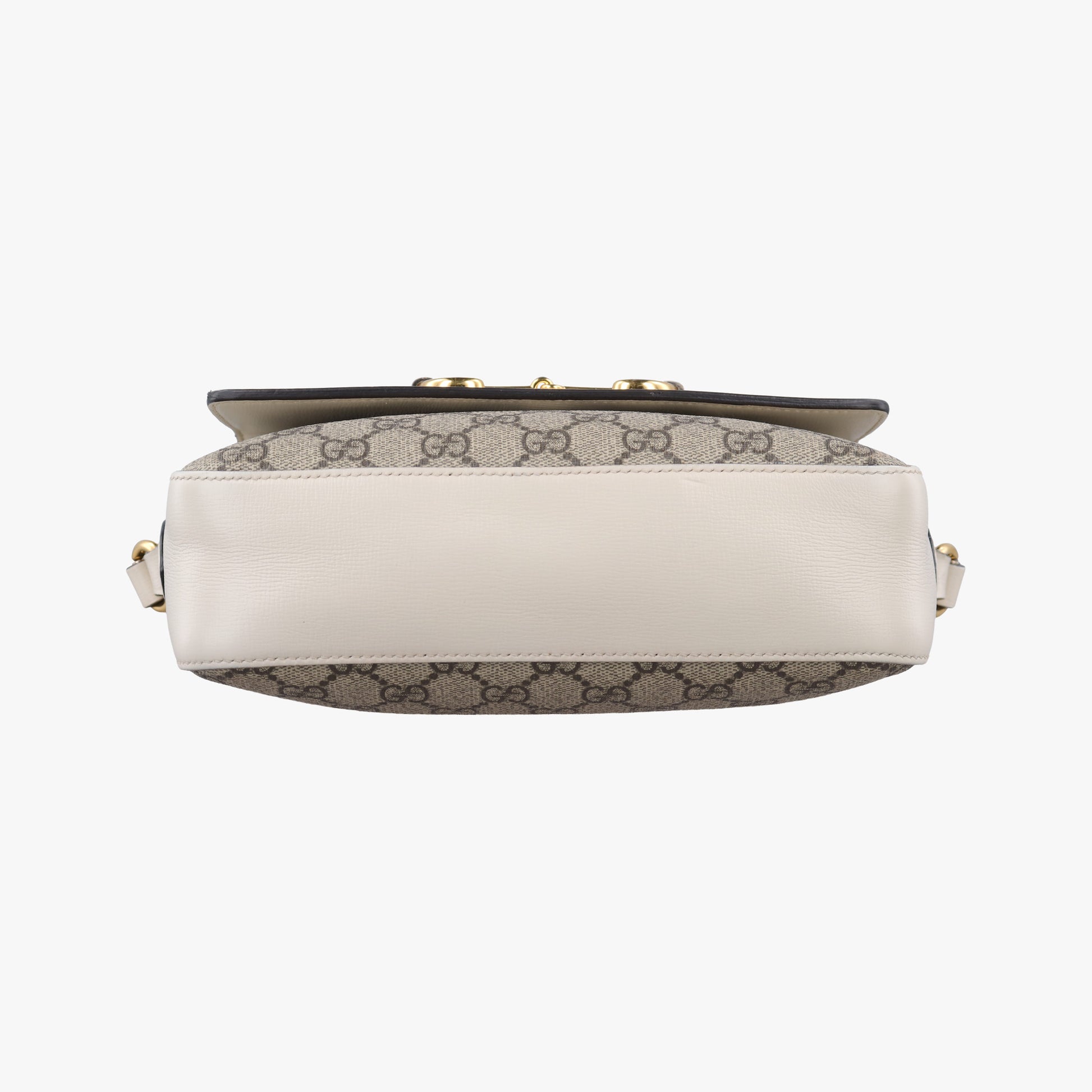 Horsebit 1955 beige×white PVC coated canvas×Leather 645454 G035414152ホースビット 1955 ベージュ×ホワイト PVCコーティングキャンバス×レザー 645454 G035414152