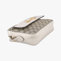 Horsebit 1955 beige×white PVC coated canvas×Leather 645454 G035414152ホースビット 1955 ベージュ×ホワイト PVCコーティングキャンバス×レザー 645454 G035414152