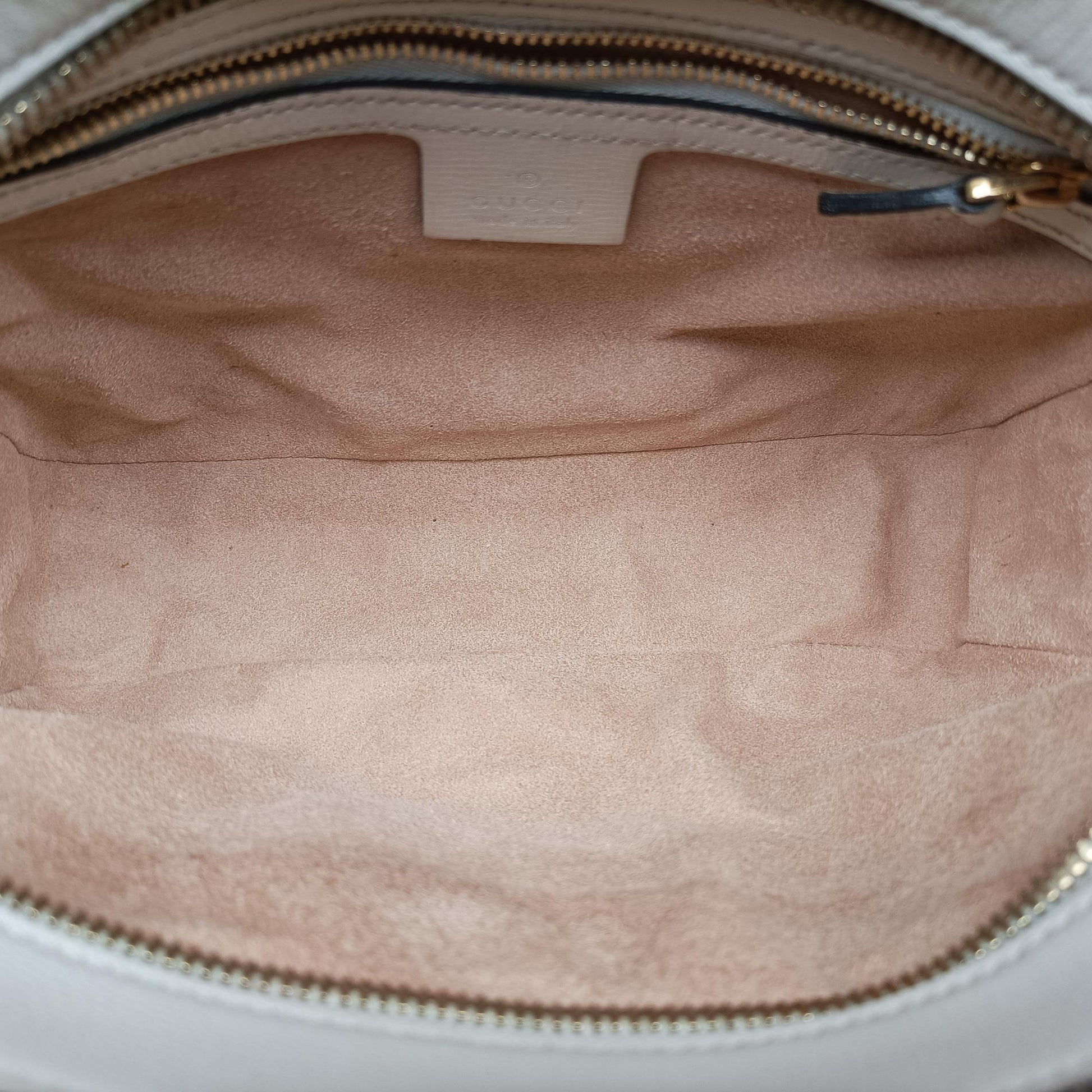 Horsebit 1955 beige×white PVC coated canvas×Leather 645454 G035414152ホースビット 1955 ベージュ×ホワイト PVCコーティングキャンバス×レザー 645454 G035414152