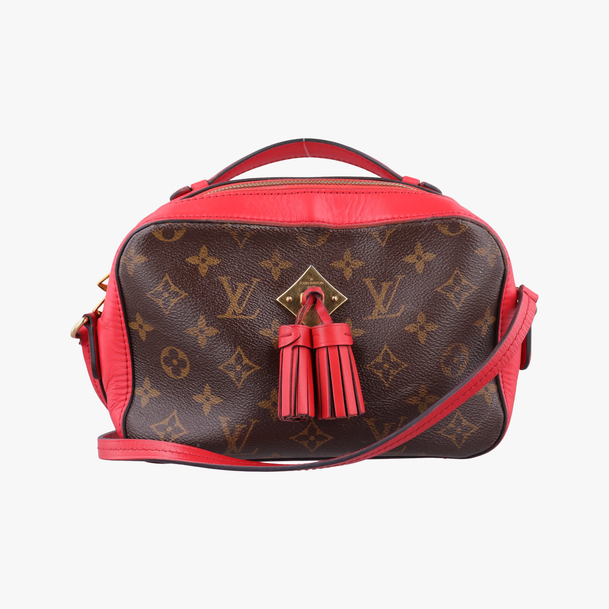 SAINTONGE brown×COQUELICOT Monogram Canvas×calf leather M43556 CA3178サントンジュ モノグラム/ブラウン×コクリコ モノグラムキャンバス×カーフレザー M43556 CA3178