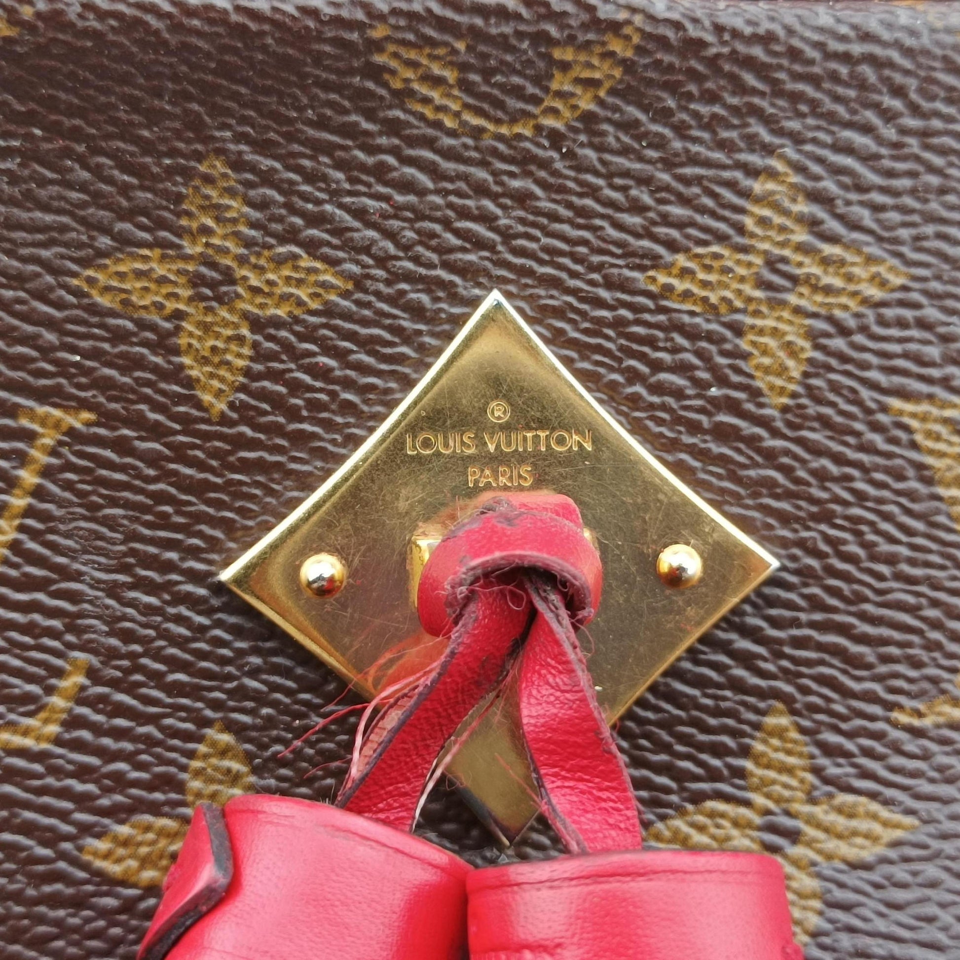 SAINTONGE brown×COQUELICOT Monogram Canvas×calf leather M43556 CA3178サントンジュ モノグラム/ブラウン×コクリコ モノグラムキャンバス×カーフレザー M43556 CA3178