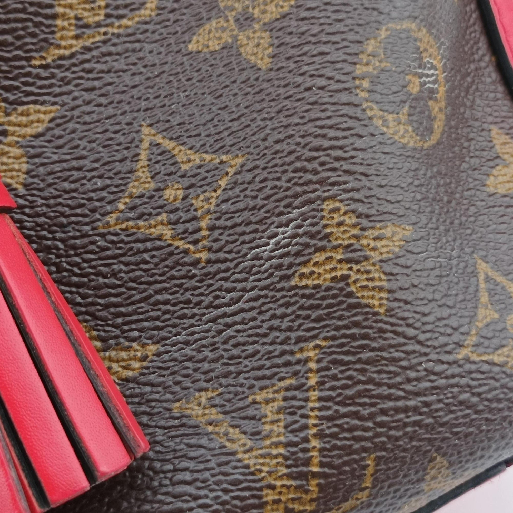SAINTONGE brown×COQUELICOT Monogram Canvas×calf leather M43556 CA3178サントンジュ モノグラム/ブラウン×コクリコ モノグラムキャンバス×カーフレザー M43556 CA3178
