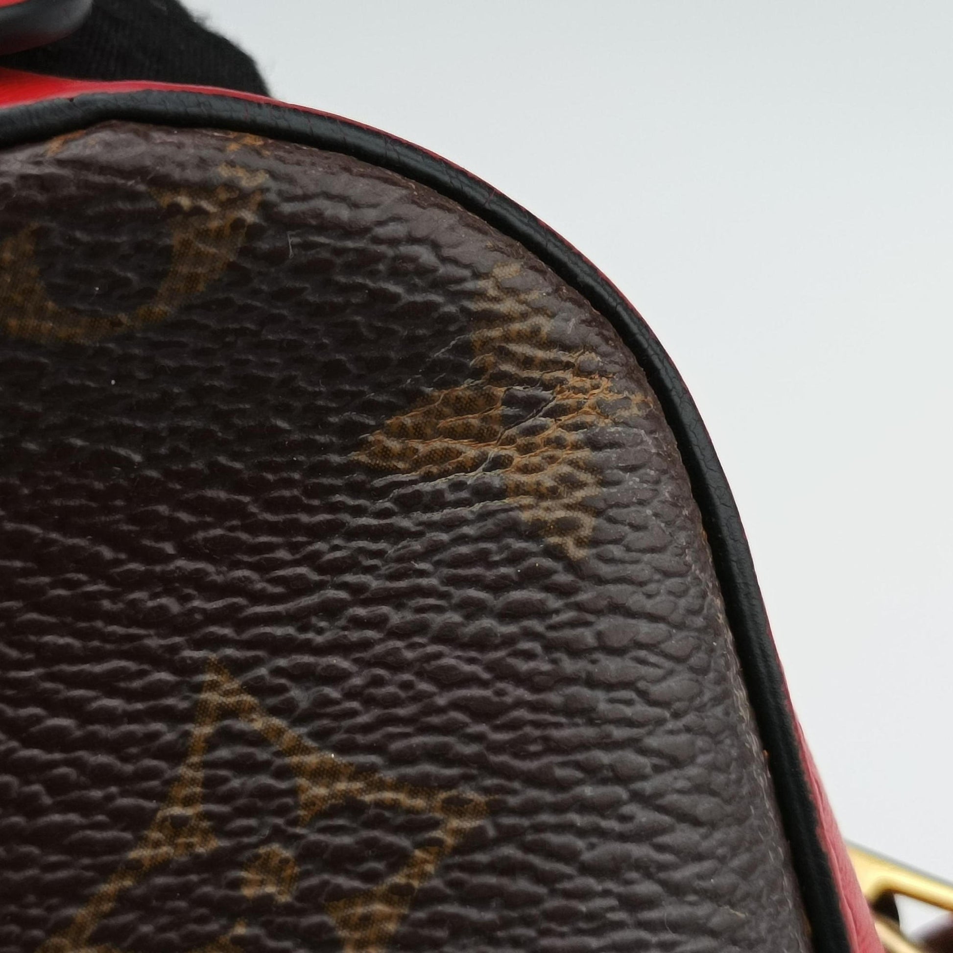 SAINTONGE brown×COQUELICOT Monogram Canvas×calf leather M43556 CA3178サントンジュ モノグラム/ブラウン×コクリコ モノグラムキャンバス×カーフレザー M43556 CA3178