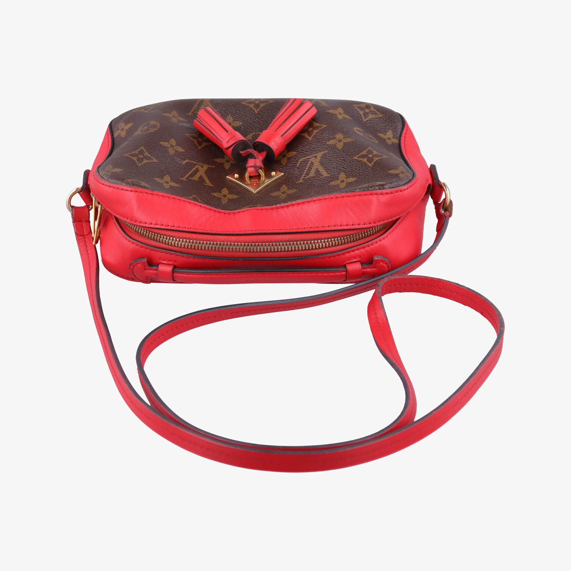 SAINTONGE brown×COQUELICOT Monogram Canvas×calf leather M43556 CA3178サントンジュ モノグラム/ブラウン×コクリコ モノグラムキャンバス×カーフレザー M43556 CA3178