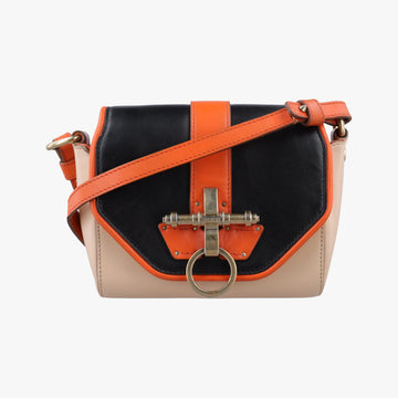 Obsedia Coney Black × Orange × Beige Leather EF1111オブセディア コニー ブラック × オレンジ × ベージュ レザー EF1111