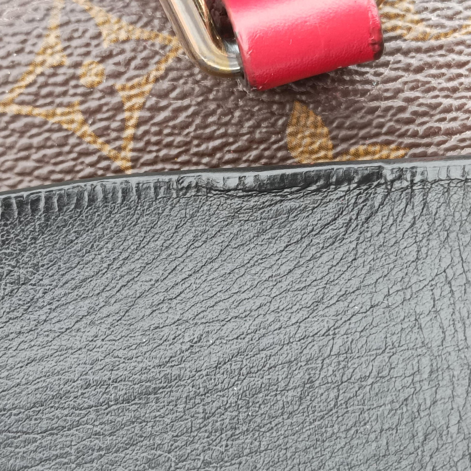 TUILERIES tote Brown×Noir×Red Monogram Canvas ácalf leather M41454 FL3177テュイルリートート モノグラム/ブラウン×ノワール×レッド モノグラムキャンバス×カーフレザー M41454 FL3177