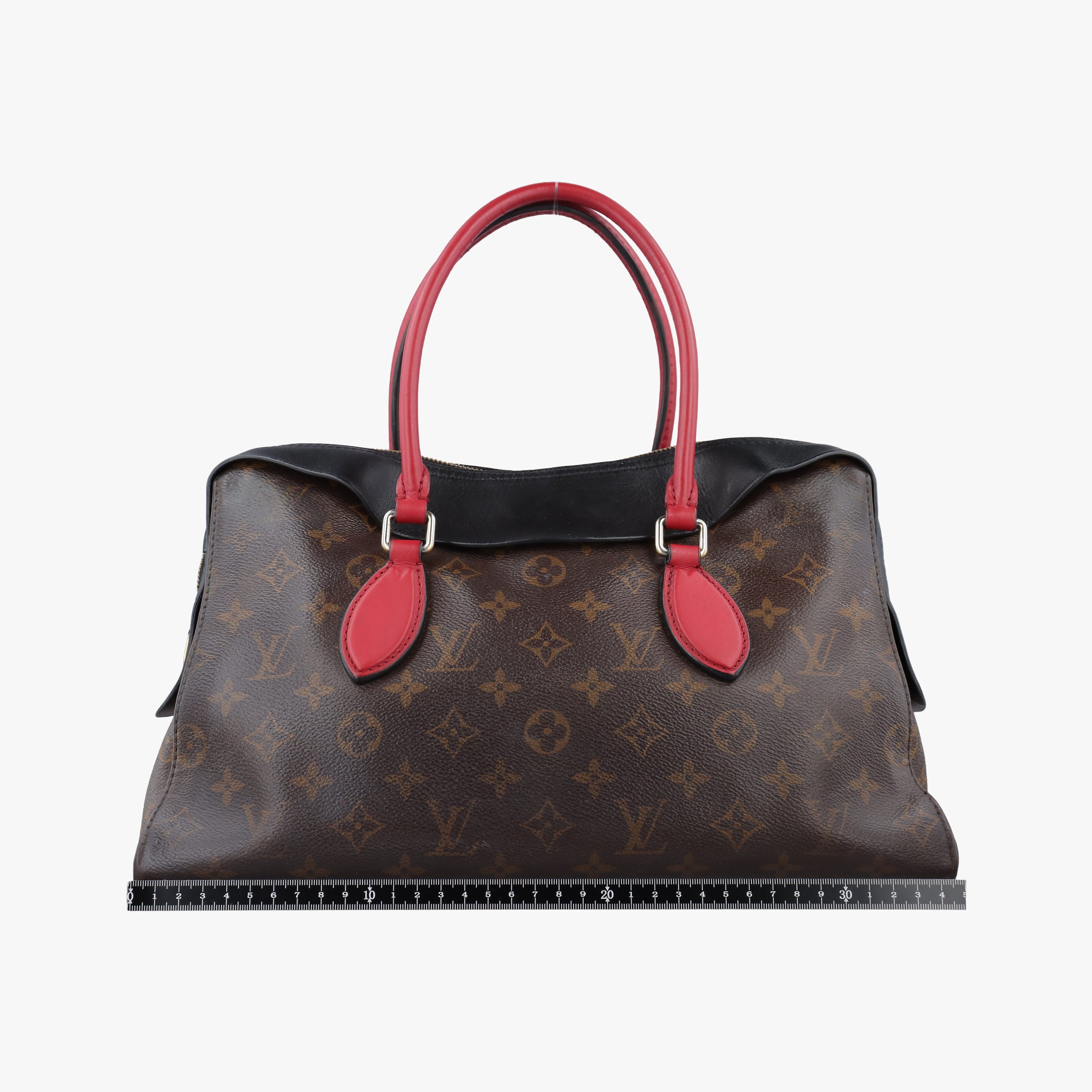 TUILERIES tote Brown×Noir×Red Monogram Canvas ácalf leather M41454 FL3177テュイルリートート モノグラム/ブラウン×ノワール×レッド モノグラムキャンバス×カーフレザー M41454 FL3177