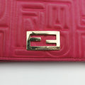Logo Embossed Rose Leather 8M0219 2401.8M0219-YMY-089ロゴ エンボス ローズ レッド レザー 8M0219 2401.8M0219-YMY-089