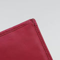 Logo Embossed Rose Leather 8M0219 2401.8M0219-YMY-089ロゴ エンボス ローズ レッド レザー 8M0219 2401.8M0219-YMY-089