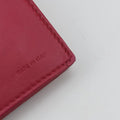 Logo Embossed Rose Leather 8M0219 2401.8M0219-YMY-089ロゴ エンボス ローズ レッド レザー 8M0219 2401.8M0219-YMY-089