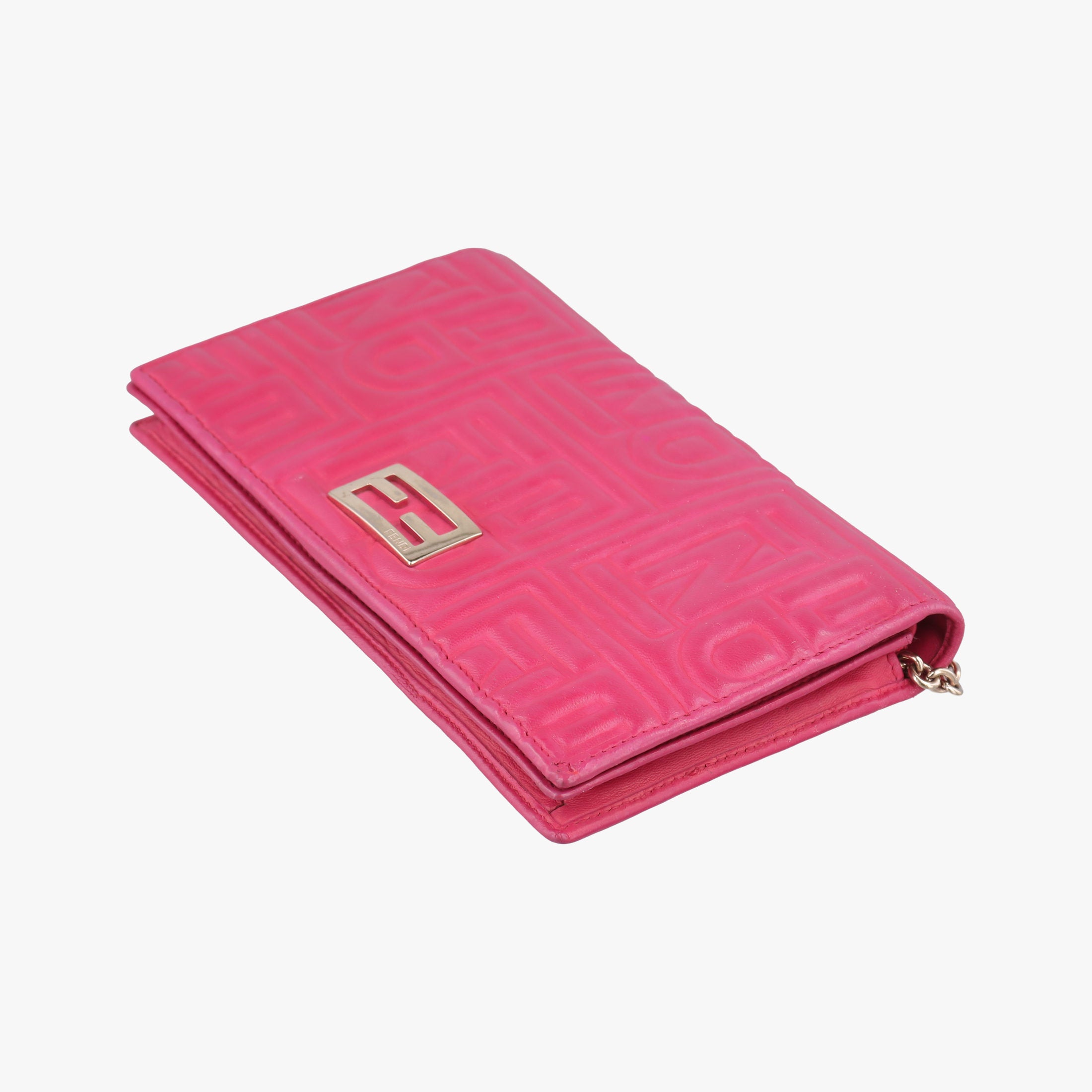 Logo Embossed Rose Leather 8M0219 2401.8M0219-YMY-089ロゴ エンボス ローズ レッド レザー 8M0219 2401.8M0219-YMY-089