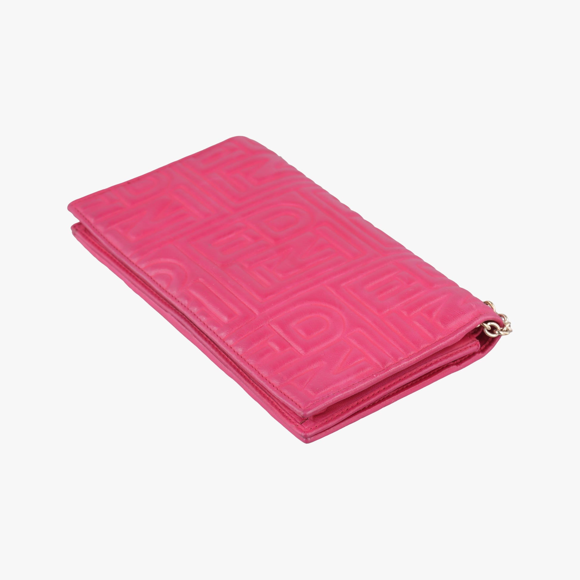 Logo Embossed Rose Leather 8M0219 2401.8M0219-YMY-089ロゴ エンボス ローズ レッド レザー 8M0219 2401.8M0219-YMY-089