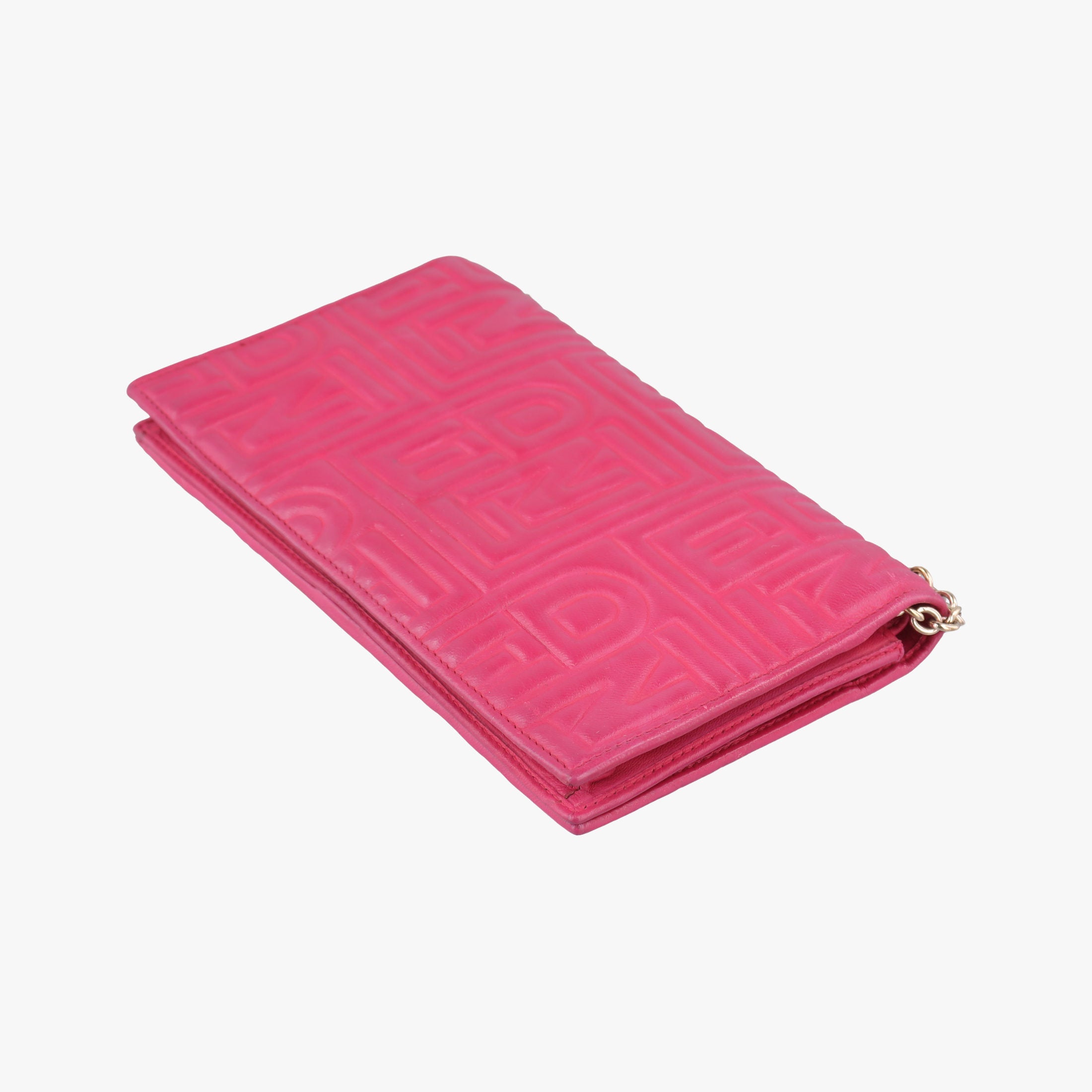 Logo Embossed Rose Leather 8M0219 2401.8M0219-YMY-089ロゴ エンボス ローズ レッド レザー 8M0219 2401.8M0219-YMY-089