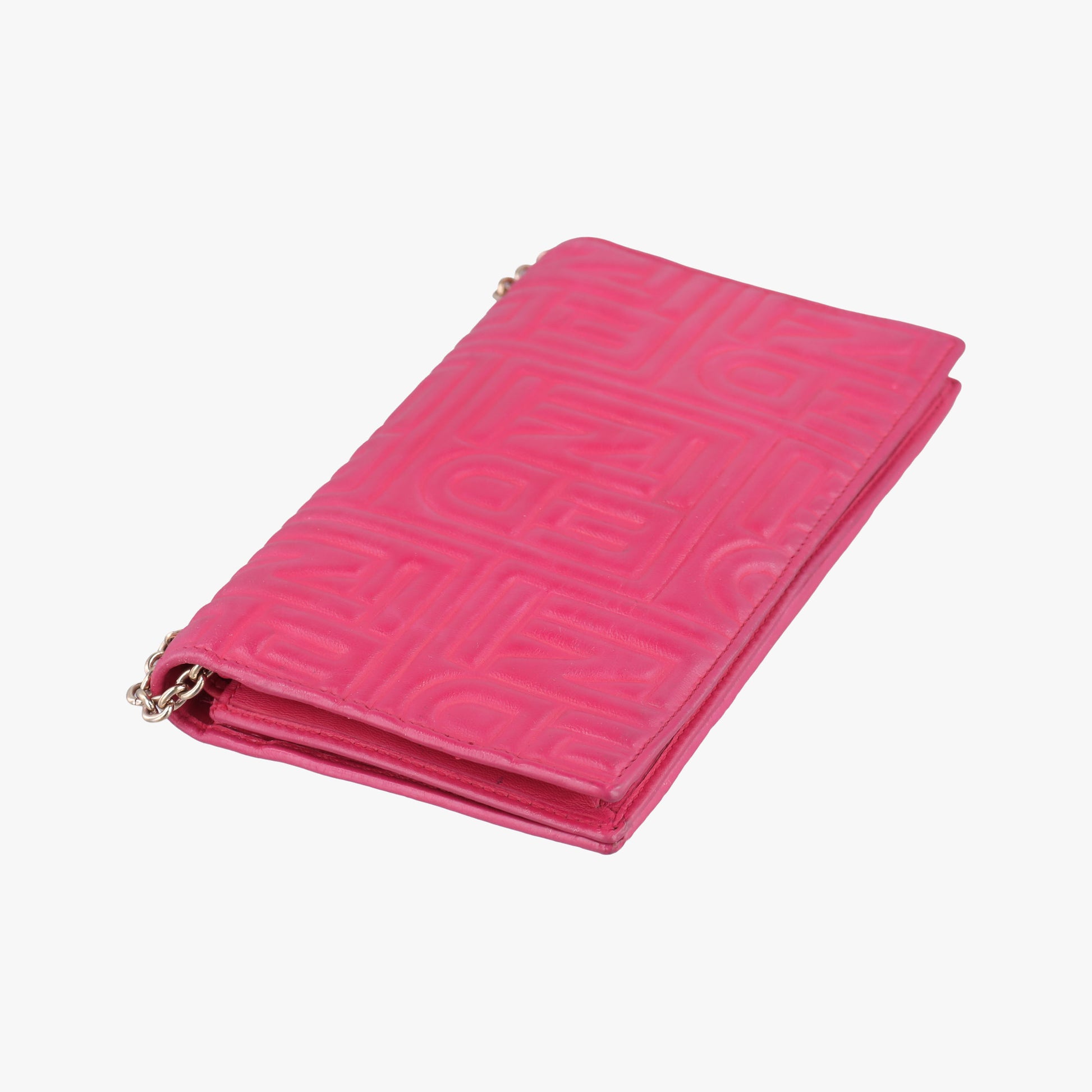 Logo Embossed Rose Leather 8M0219 2401.8M0219-YMY-089ロゴ エンボス ローズ レッド レザー 8M0219 2401.8M0219-YMY-089