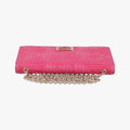 Logo Embossed Rose Leather 8M0219 2401.8M0219-YMY-089ロゴ エンボス ローズ レッド レザー 8M0219 2401.8M0219-YMY-089