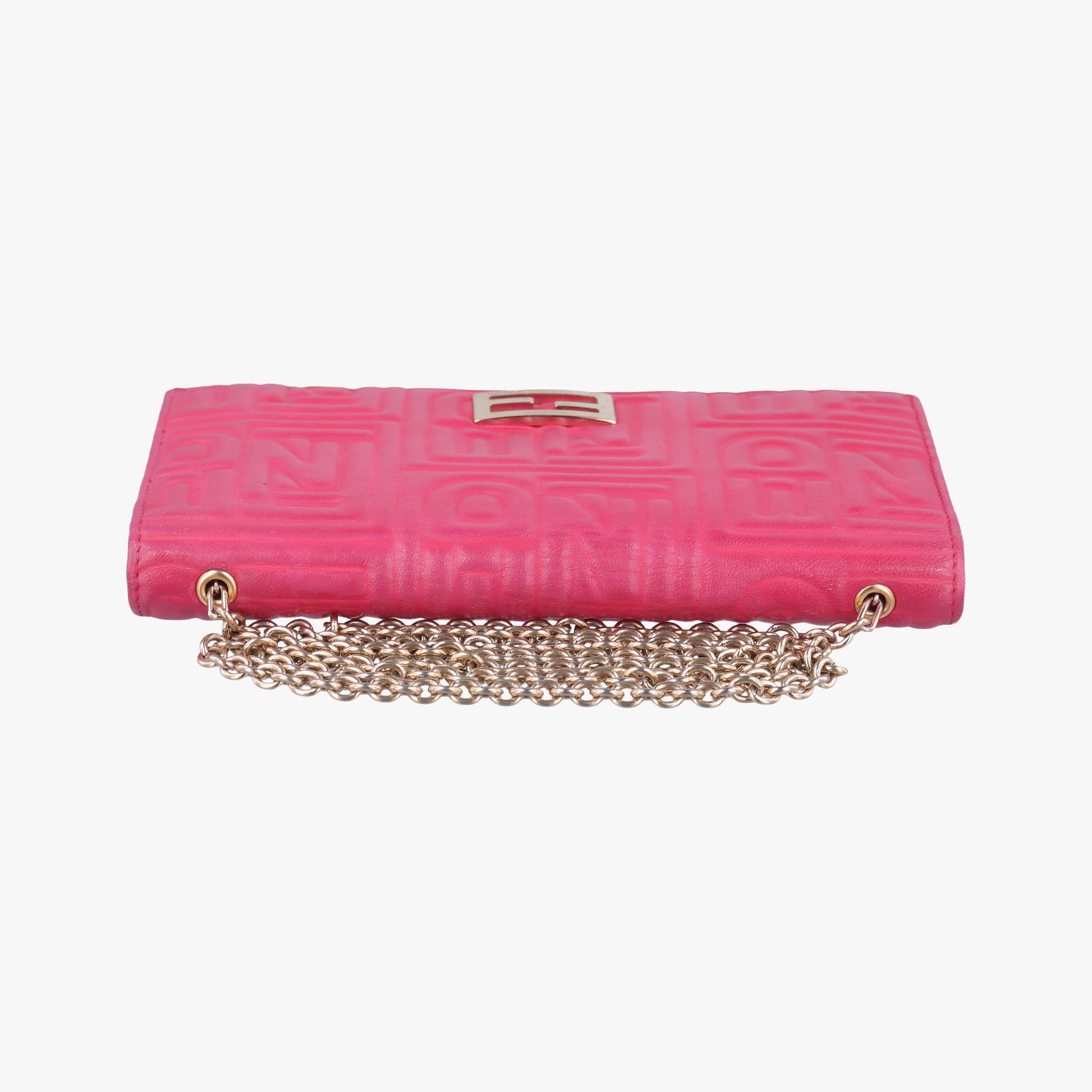 Logo Embossed Rose Leather 8M0219 2401.8M0219-YMY-089ロゴ エンボス ローズ レッド レザー 8M0219 2401.8M0219-YMY-089