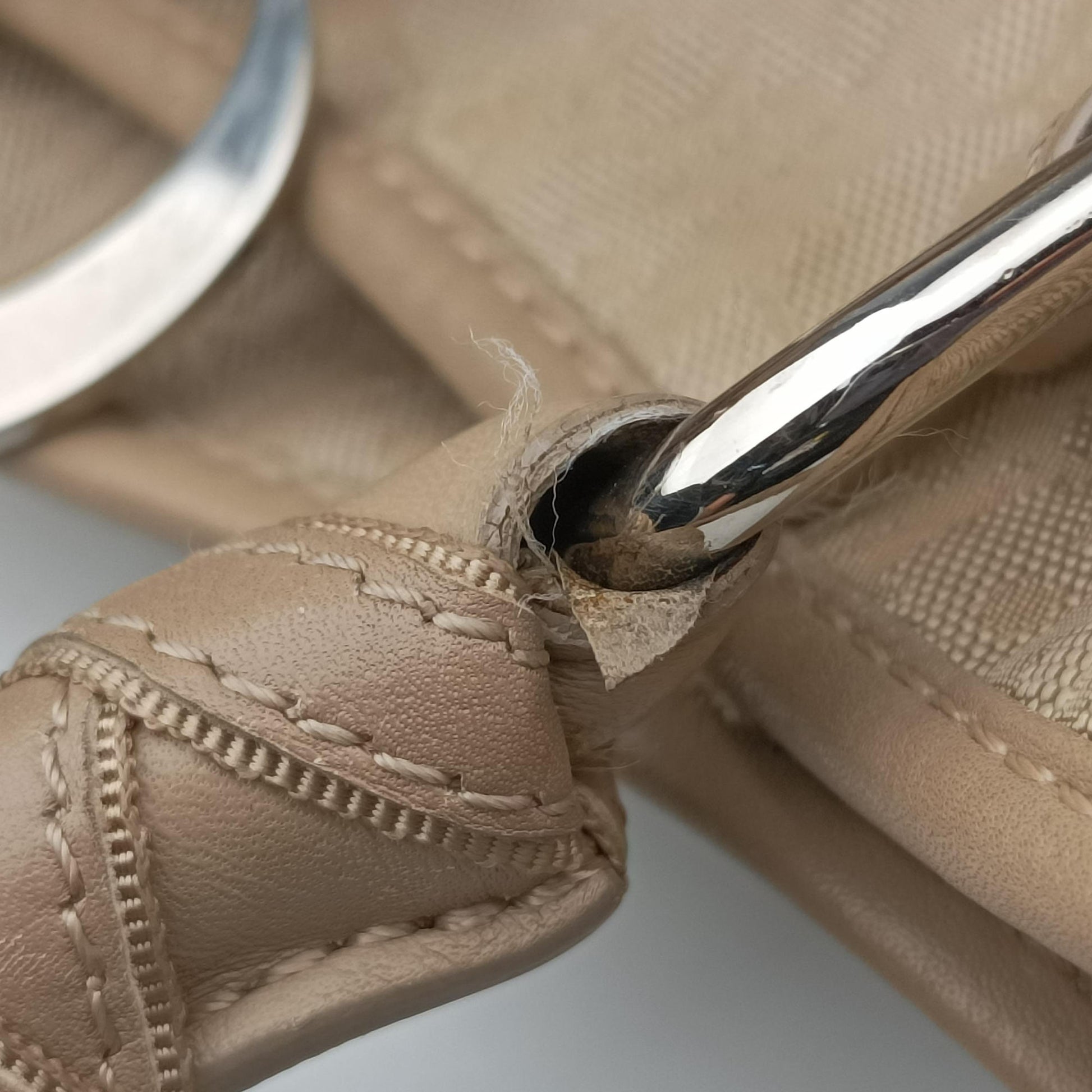 Lovely Trotter khaki Cotton Canvas × Leather 14-BO-0047ラブリー トロッター カーキ コットンキャンバス ×レザー 14-BO-0047