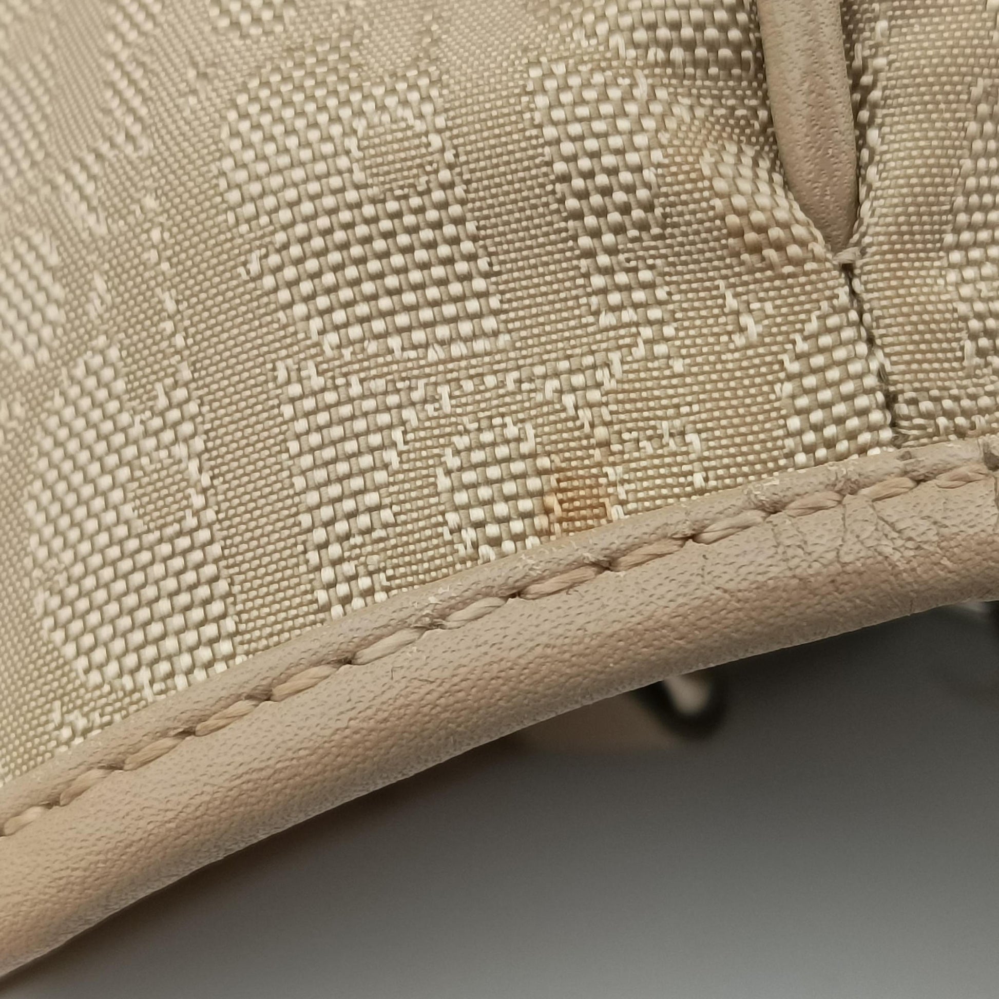 Lovely Trotter khaki Cotton Canvas × Leather 14-BO-0047ラブリー トロッター カーキ コットンキャンバス ×レザー 14-BO-0047