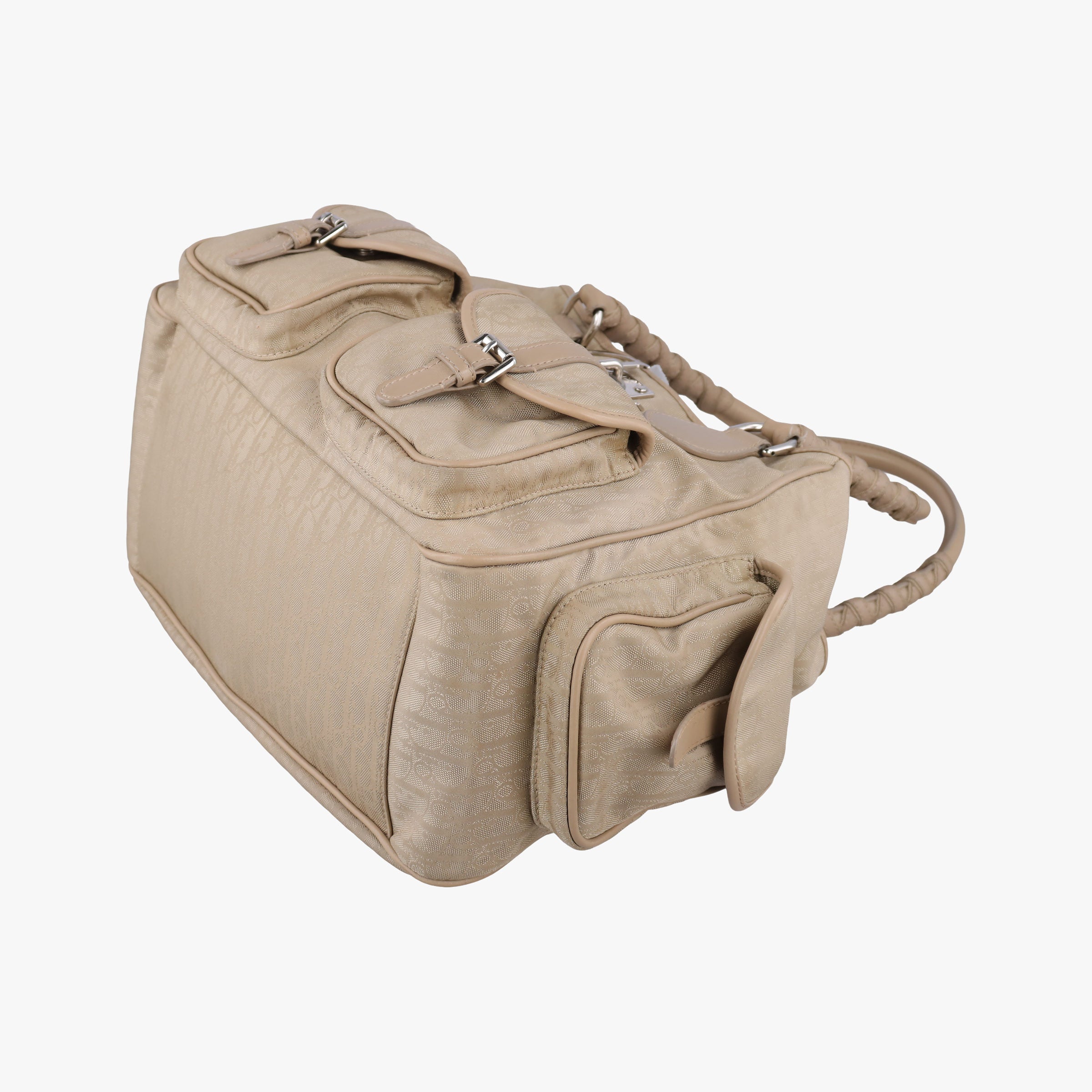 Lovely Trotter khaki Cotton Canvas × Leather 14-BO-0047ラブリー トロッター カーキ コットンキャンバス ×レザー 14-BO-0047
