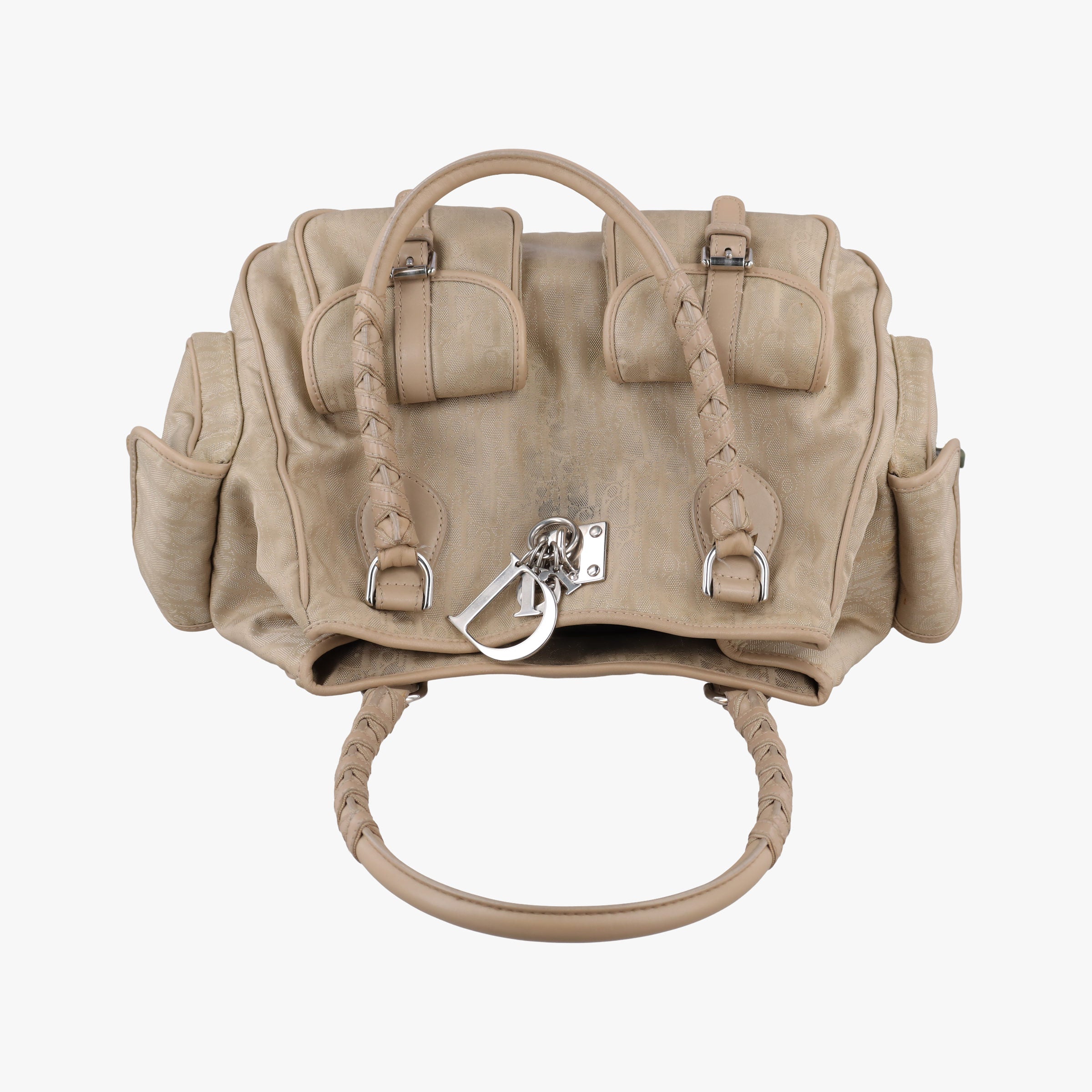 Lovely Trotter khaki Cotton Canvas × Leather 14-BO-0047ラブリー トロッター カーキ コットンキャンバス ×レザー 14-BO-0047