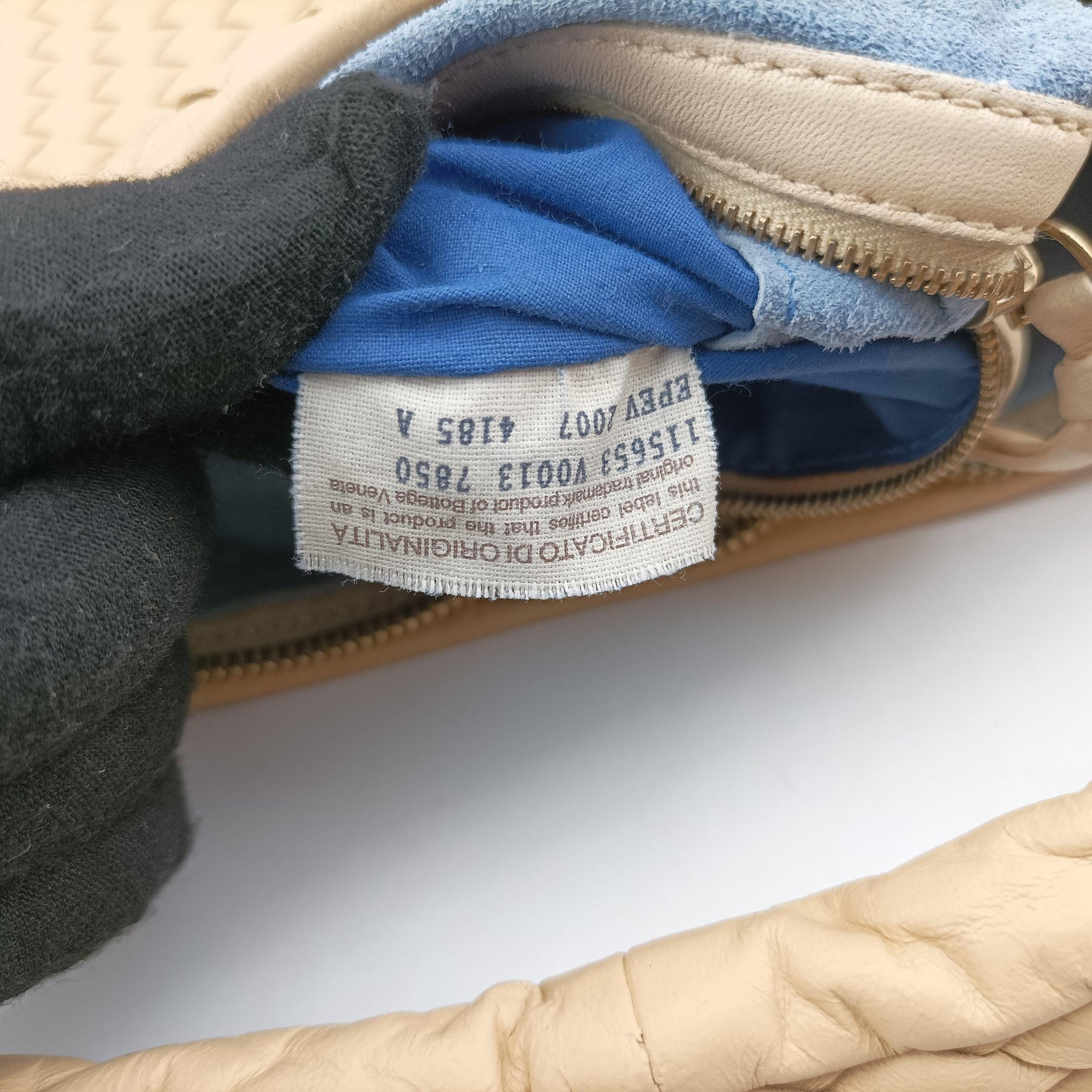 Intrecciato Beige lambskin 115653 V0013 7850 EPEV 2007 4185 Aイントレチャート ベージュ ラムスキン 115653 V0013 7850 EPEV 2007 4185 A