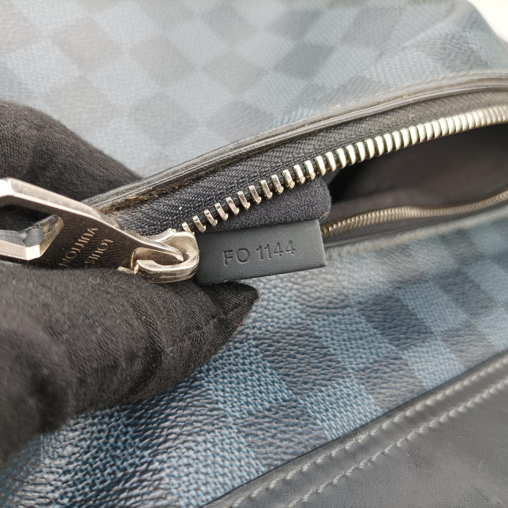 Greenwich Noirxblue Damier Cobalt N41351 FO1144グリニッジ ノワールxブルー ダミエ コバルト N41351 FO1144