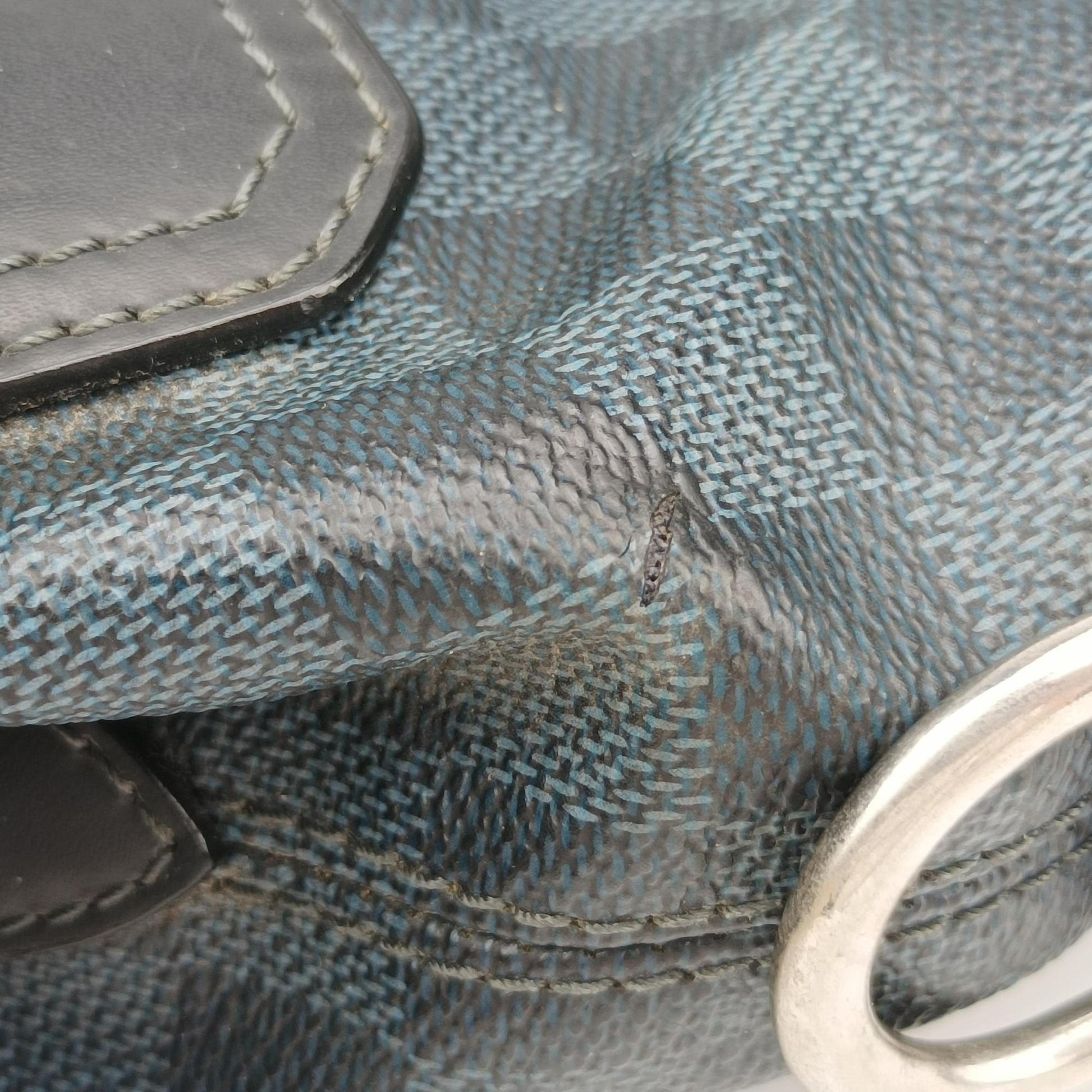 Greenwich Noirxblue Damier Cobalt N41351 FO1144グリニッジ ノワールxブルー ダミエ コバルト N41351 FO1144