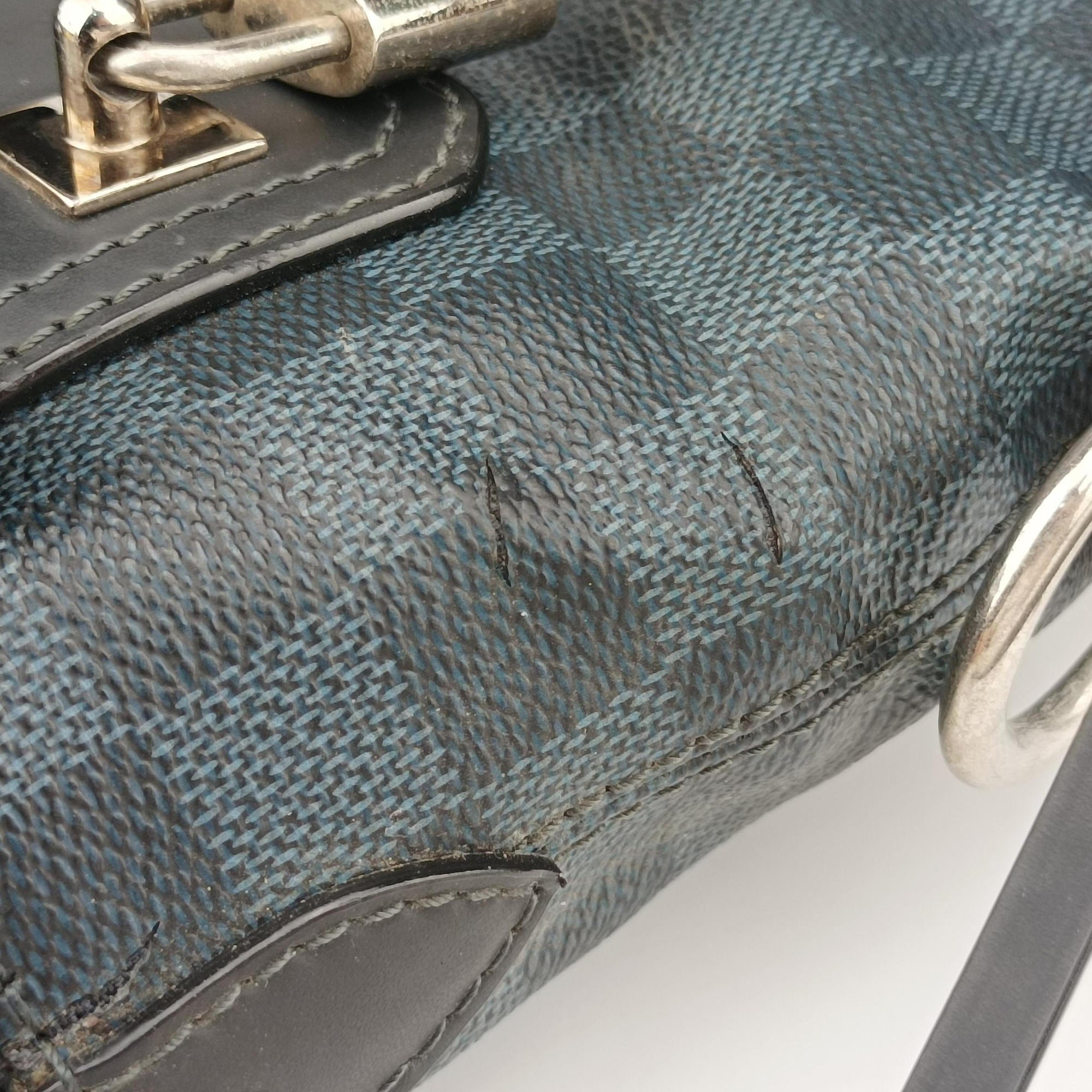 Greenwich Noirxblue Damier Cobalt N41351 FO1144グリニッジ ノワールxブルー ダミエ コバルト N41351 FO1144