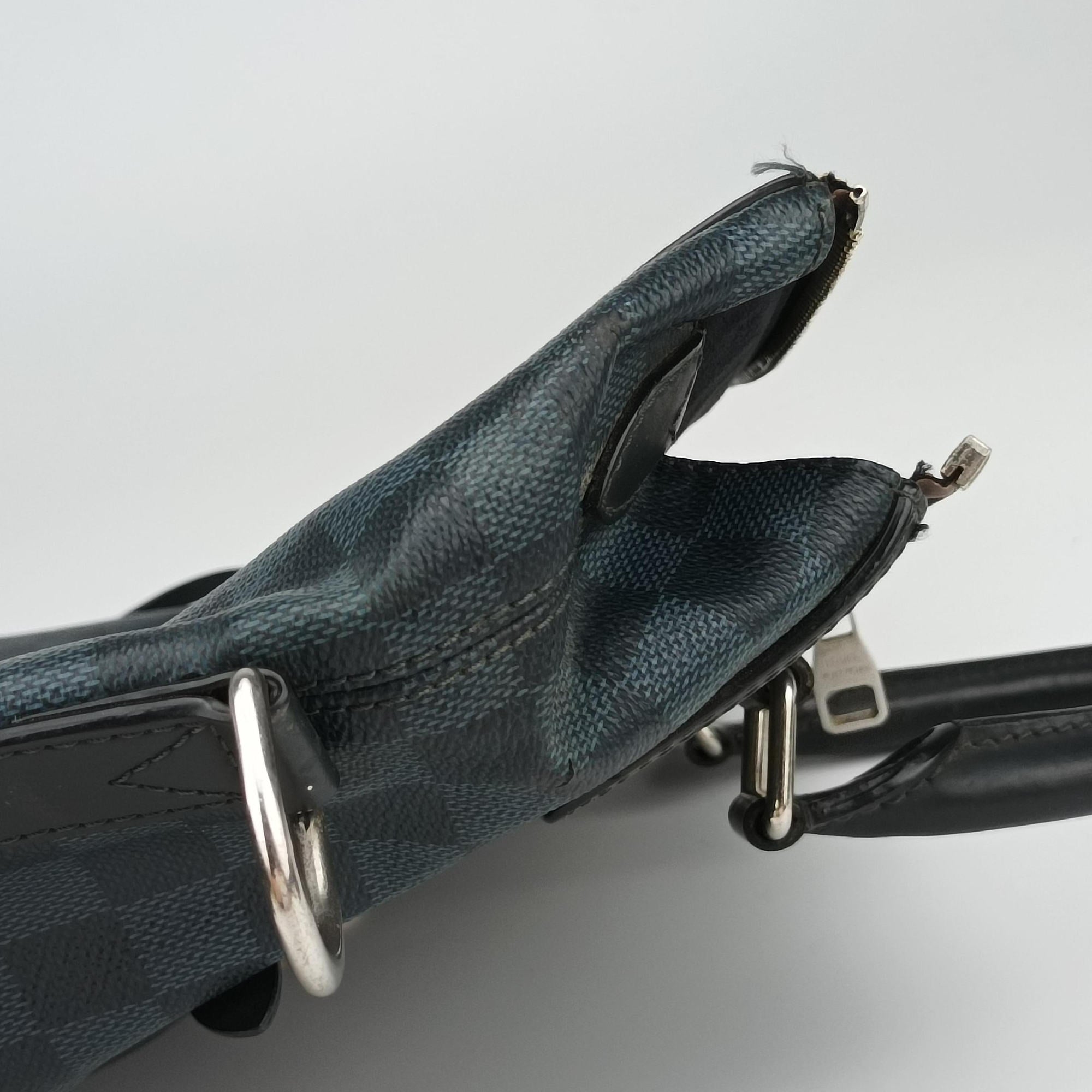 Greenwich Noirxblue Damier Cobalt N41351 FO1144グリニッジ ノワールxブルー ダミエ コバルト N41351 FO1144