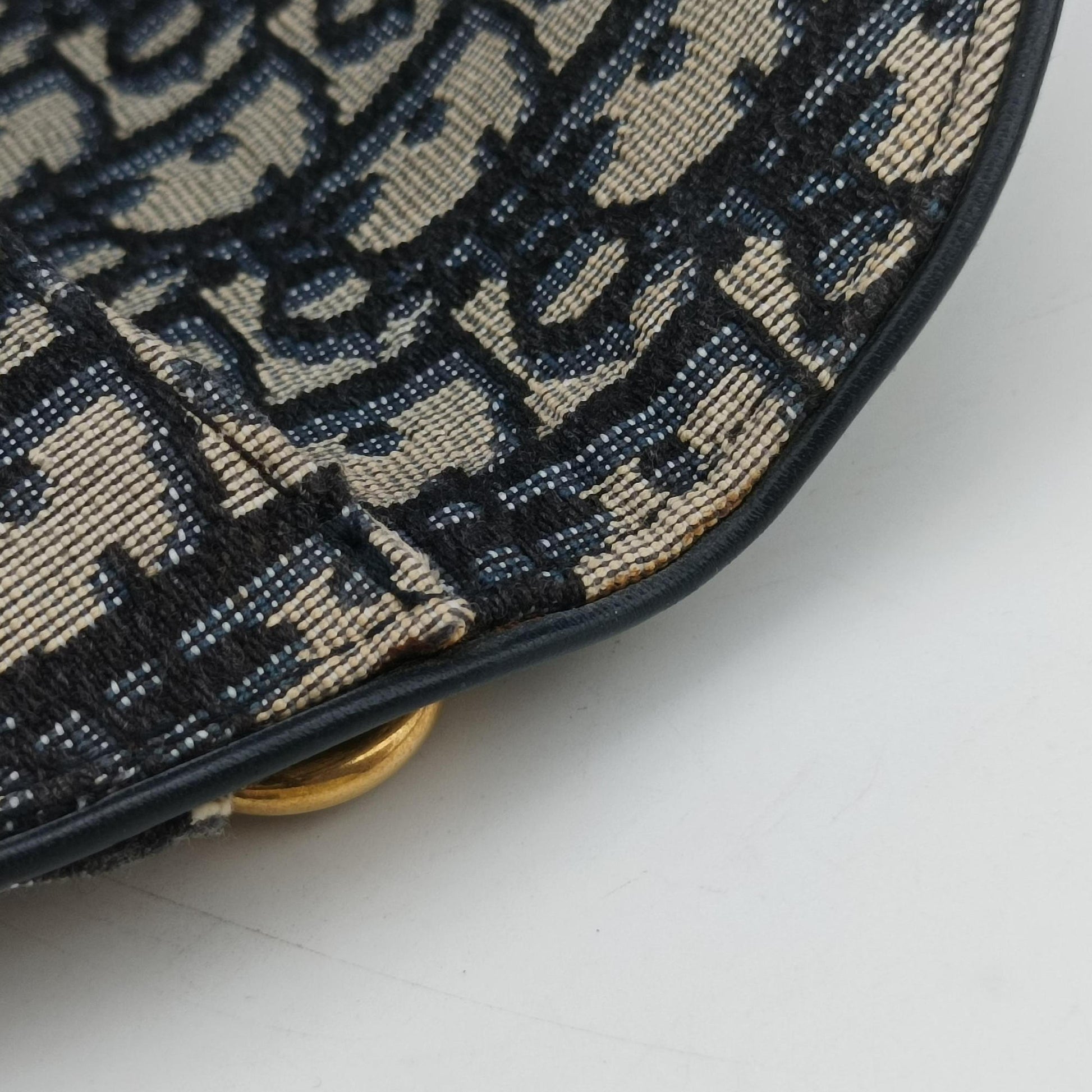 Saddle Navy×Grey Jacquard×Leather 50-MA-0159サドル ネイビー×グレー ジャガード×レザー 50-MA-0159