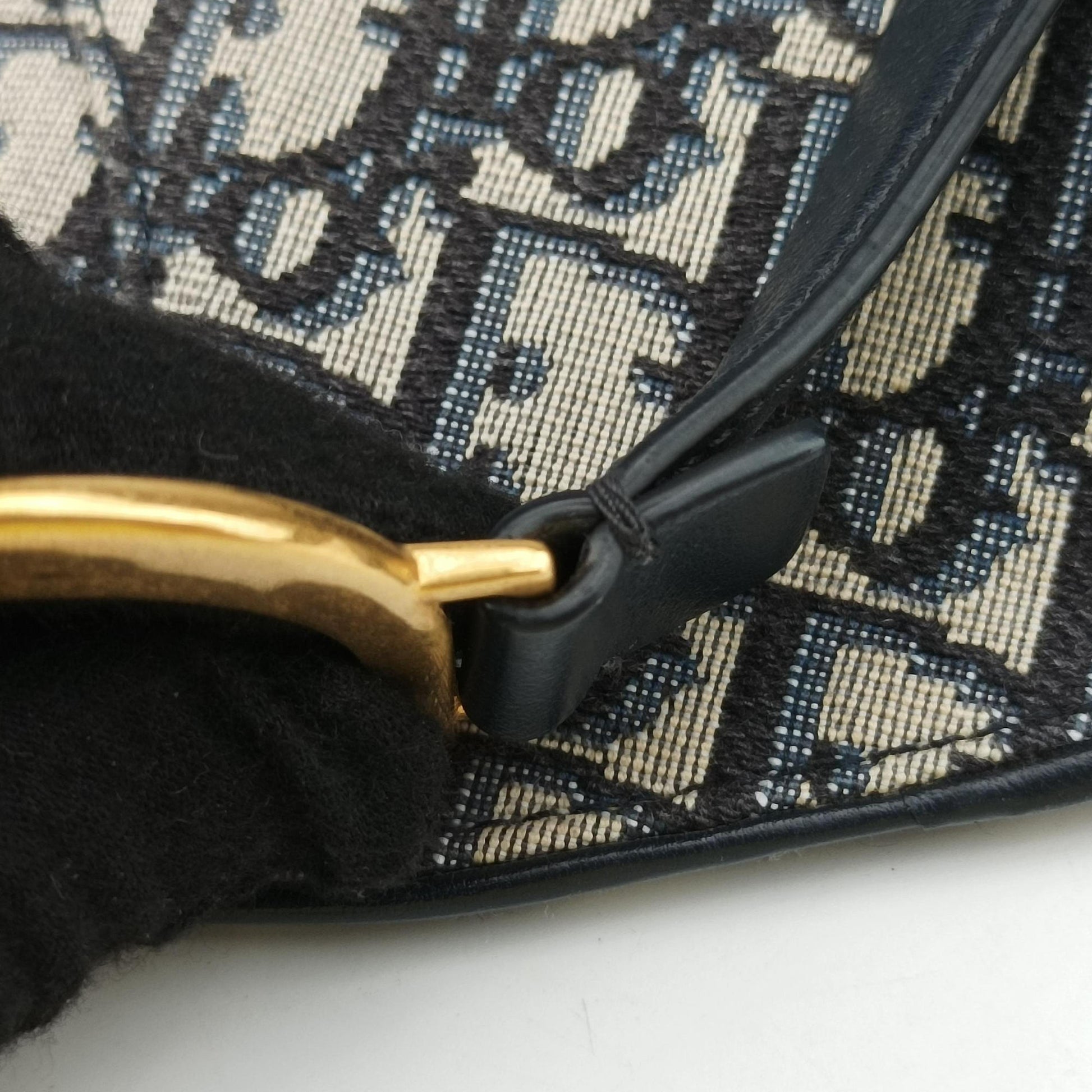 Saddle Navy×Grey Jacquard×Leather 50-MA-0159サドル ネイビー×グレー ジャガード×レザー 50-MA-0159