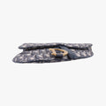Saddle Navy×Grey Jacquard×Leather 50-MA-0159サドル ネイビー×グレー ジャガード×レザー 50-MA-0159