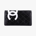 Cambon Black×White lambskin A26717 11225384カンボン ブラック×ホワイト ラムスキン A26717 11225384