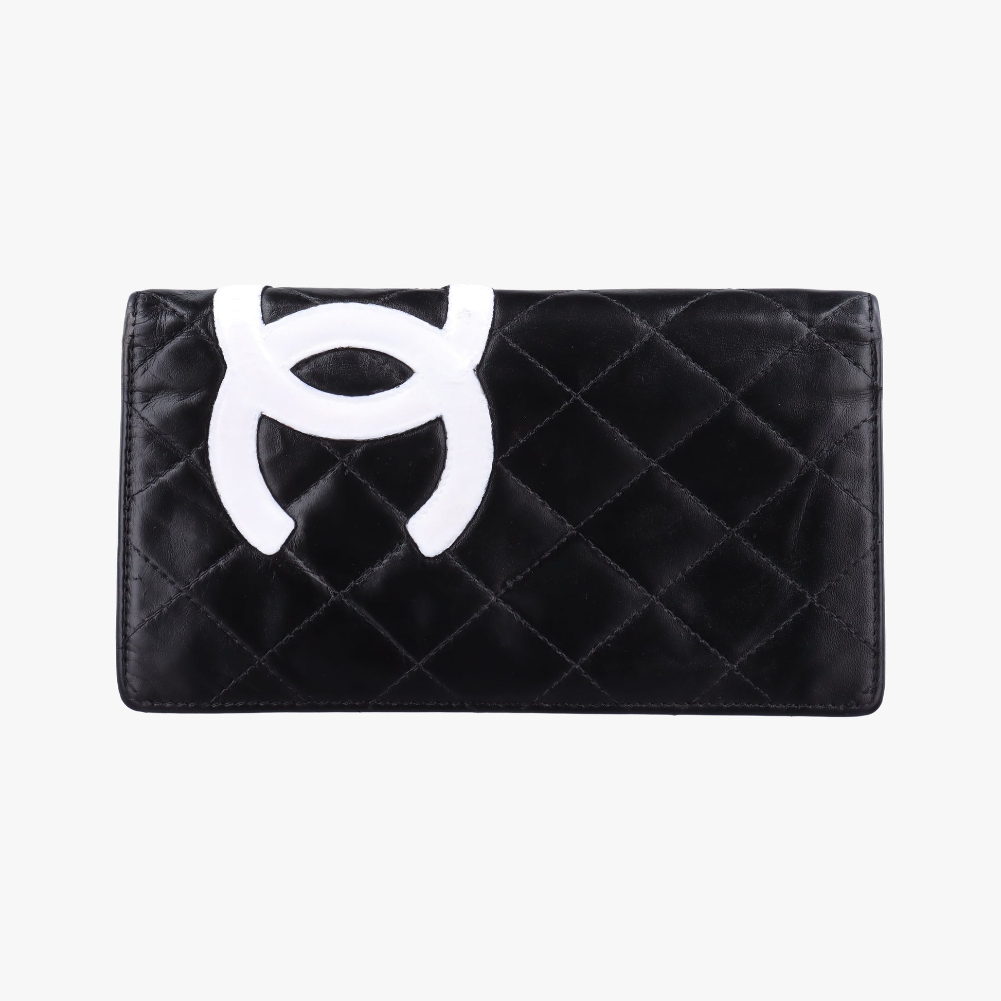 Cambon Black×White lambskin A26717 11225384カンボン ブラック×ホワイト ラムスキン A26717 11225384
