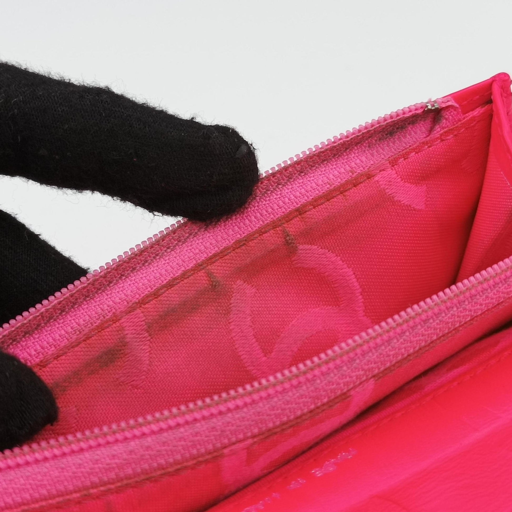 Cambon Black×White lambskin A26717 11225384カンボン ブラック×ホワイト ラムスキン A26717 11225384