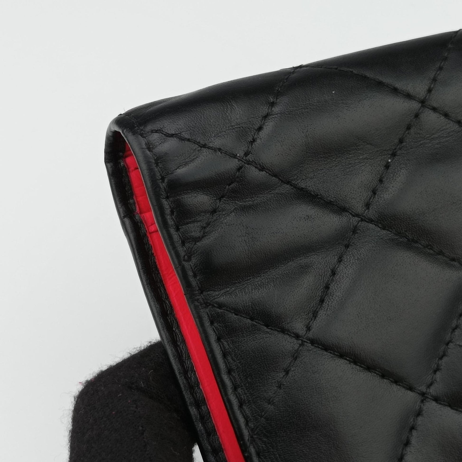 Cambon Black×White lambskin A26717 11225384カンボン ブラック×ホワイト ラムスキン A26717 11225384