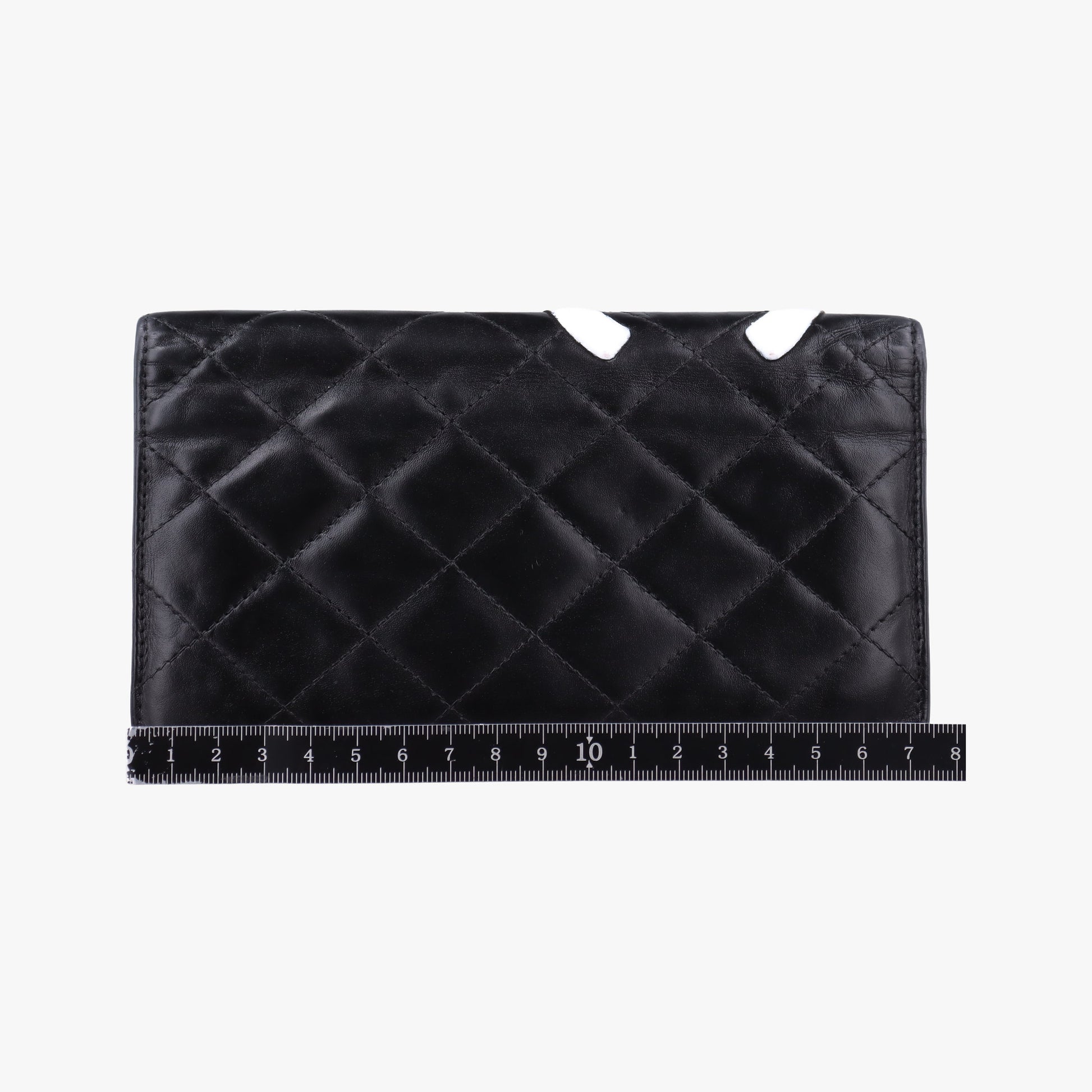 Cambon Black×White lambskin A26717 11225384カンボン ブラック×ホワイト ラムスキン A26717 11225384