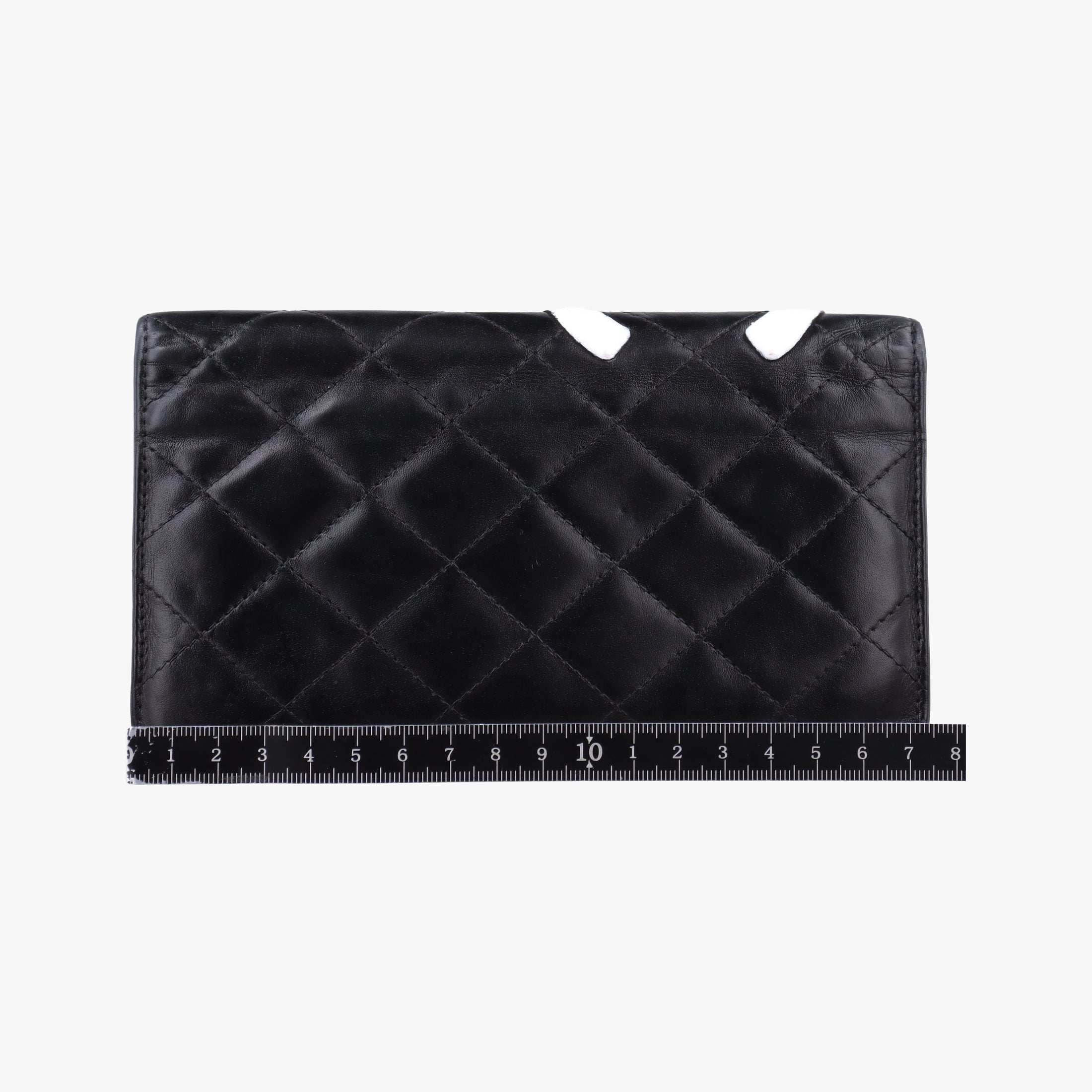 Cambon Black×White lambskin A26717 11225384カンボン ブラック×ホワイト ラムスキン A26717 11225384