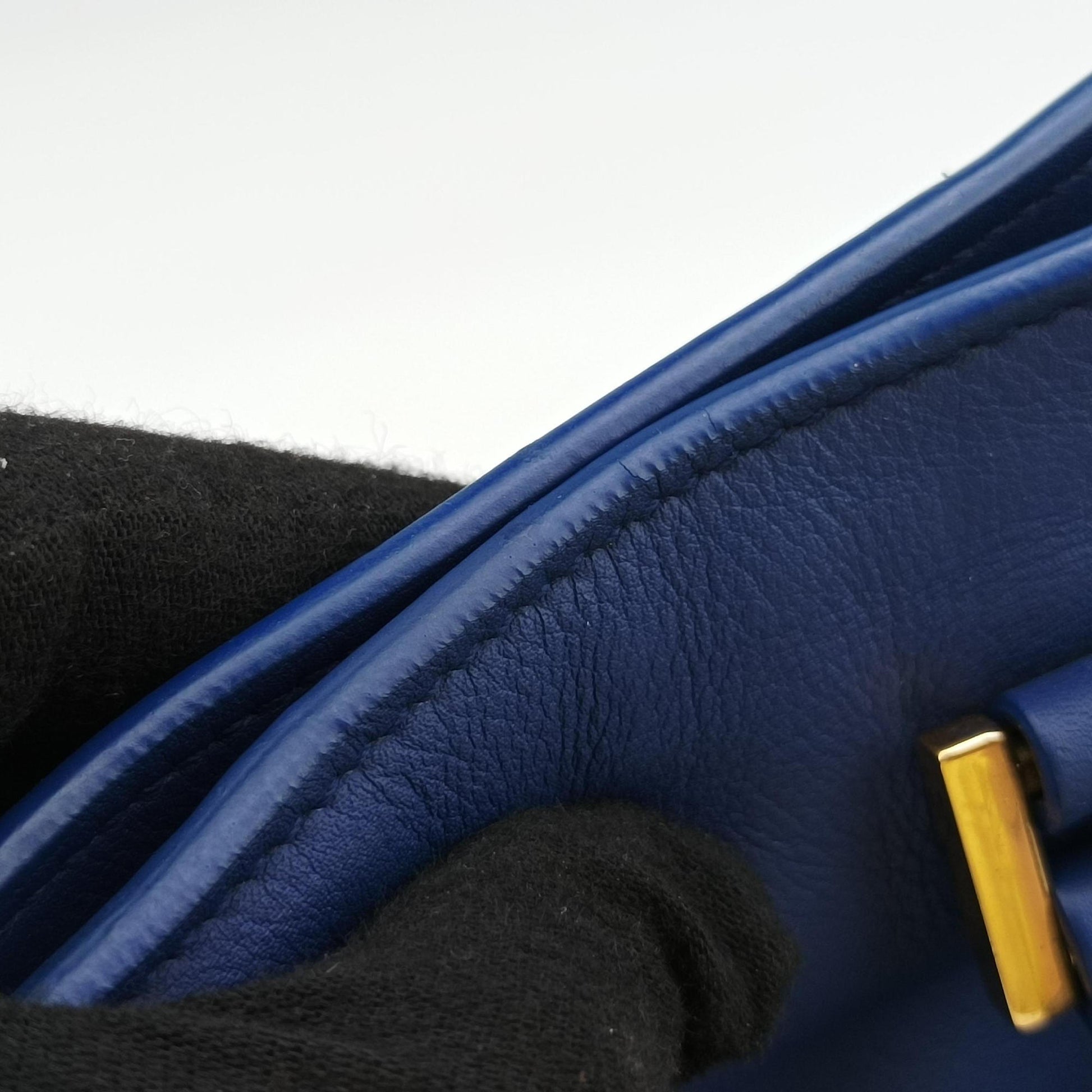 Y Ligne Petit Cabas Blue Leather 311210 311210.001998Yライン プチカバス ブルー レザー 311210 311210.001998