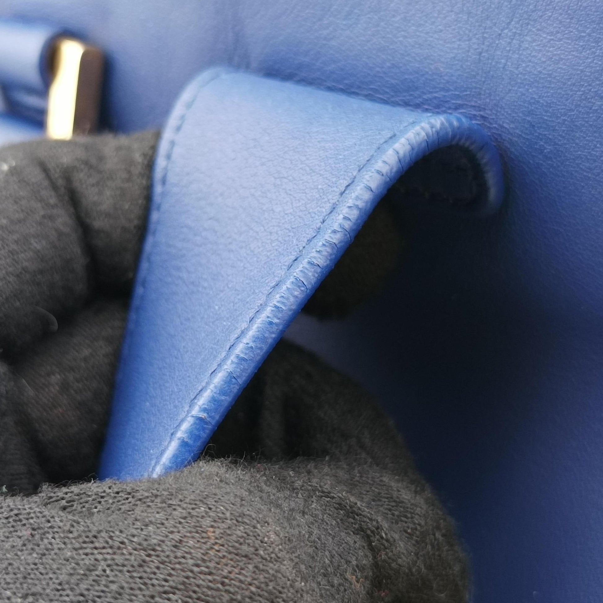 Y Ligne Petit Cabas Blue Leather 311210 311210.001998Yライン プチカバス ブルー レザー 311210 311210.001998